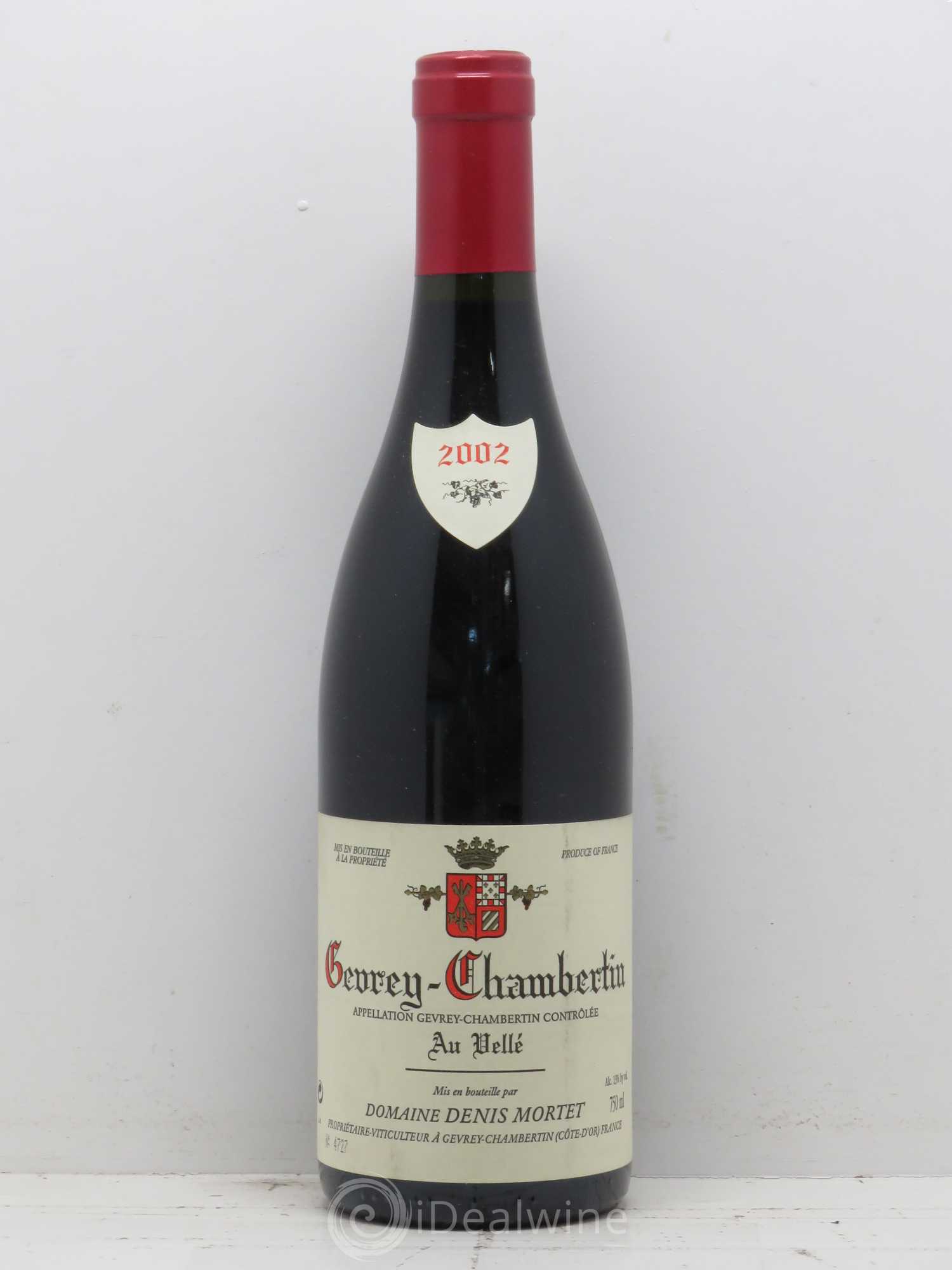 Gevrey-Chambertin Denis Mortet (Domaine) Au Velle 2002 - Posten von 1 Flasche - 0