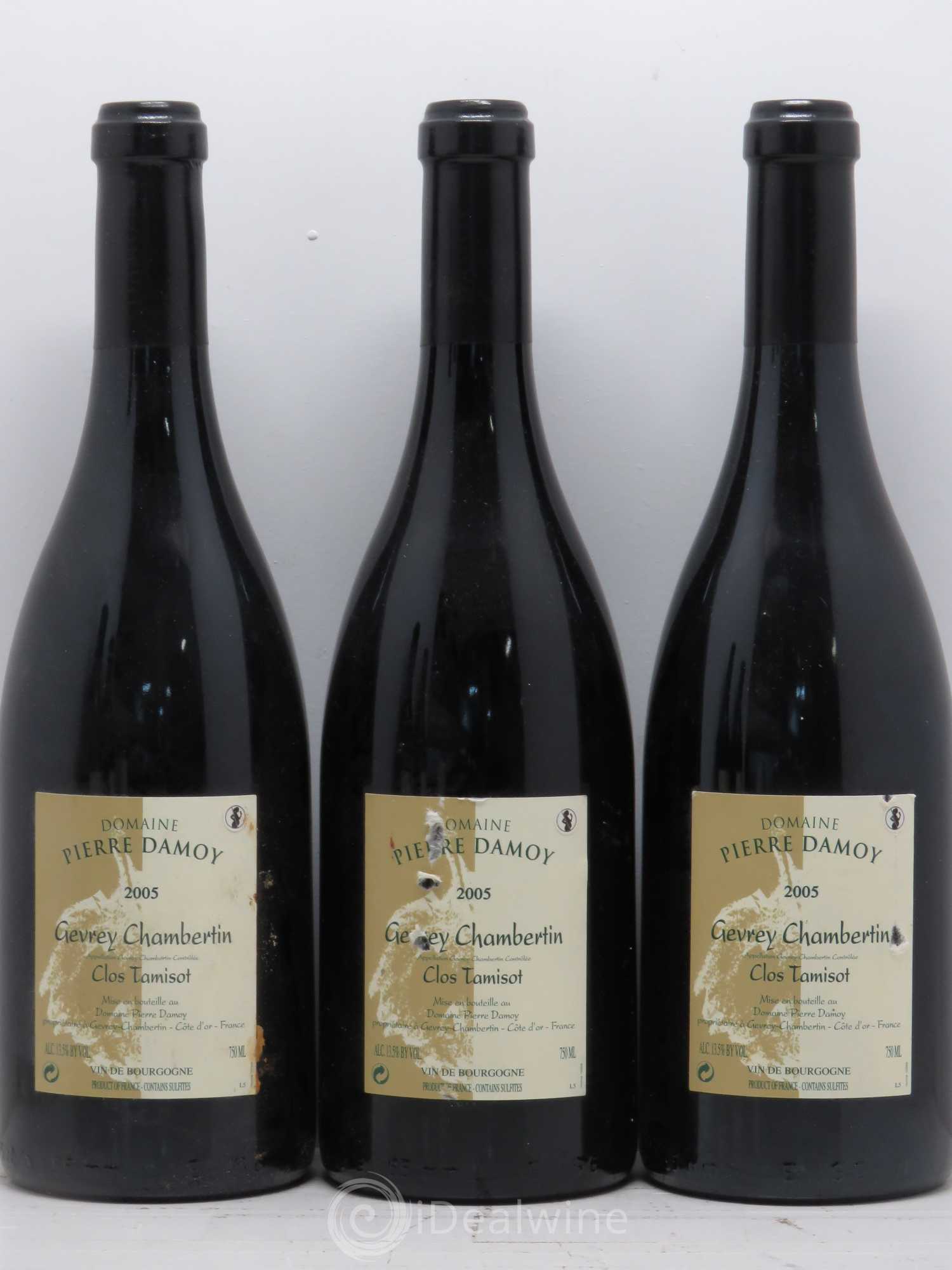 Gevrey-Chambertin Clos Tamisot Pierre Damoy 2005 - Lot de 5 bouteilles - 1