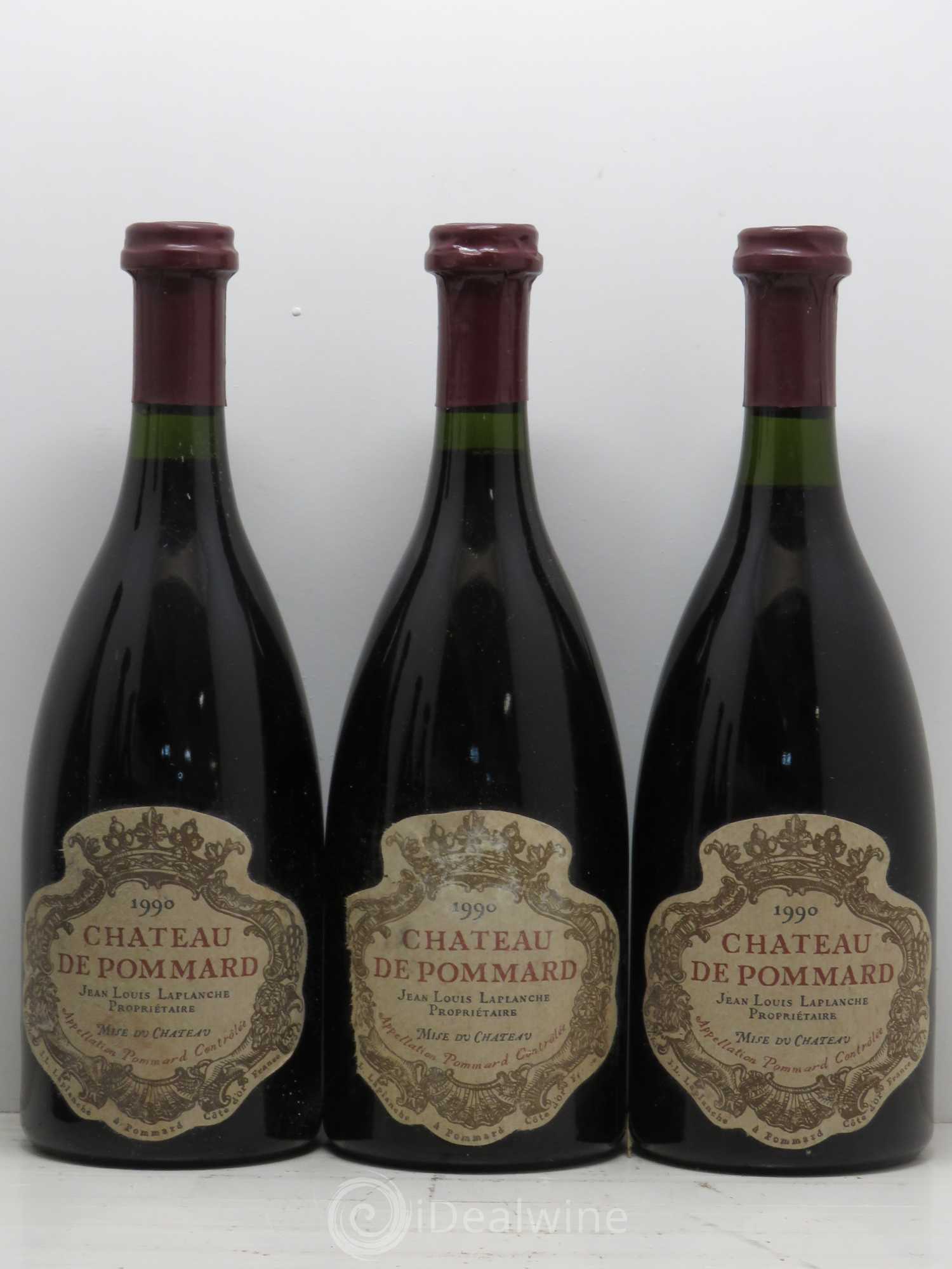 Pommard Château de Pommard 1990 - Lot de 6 bouteilles - 1