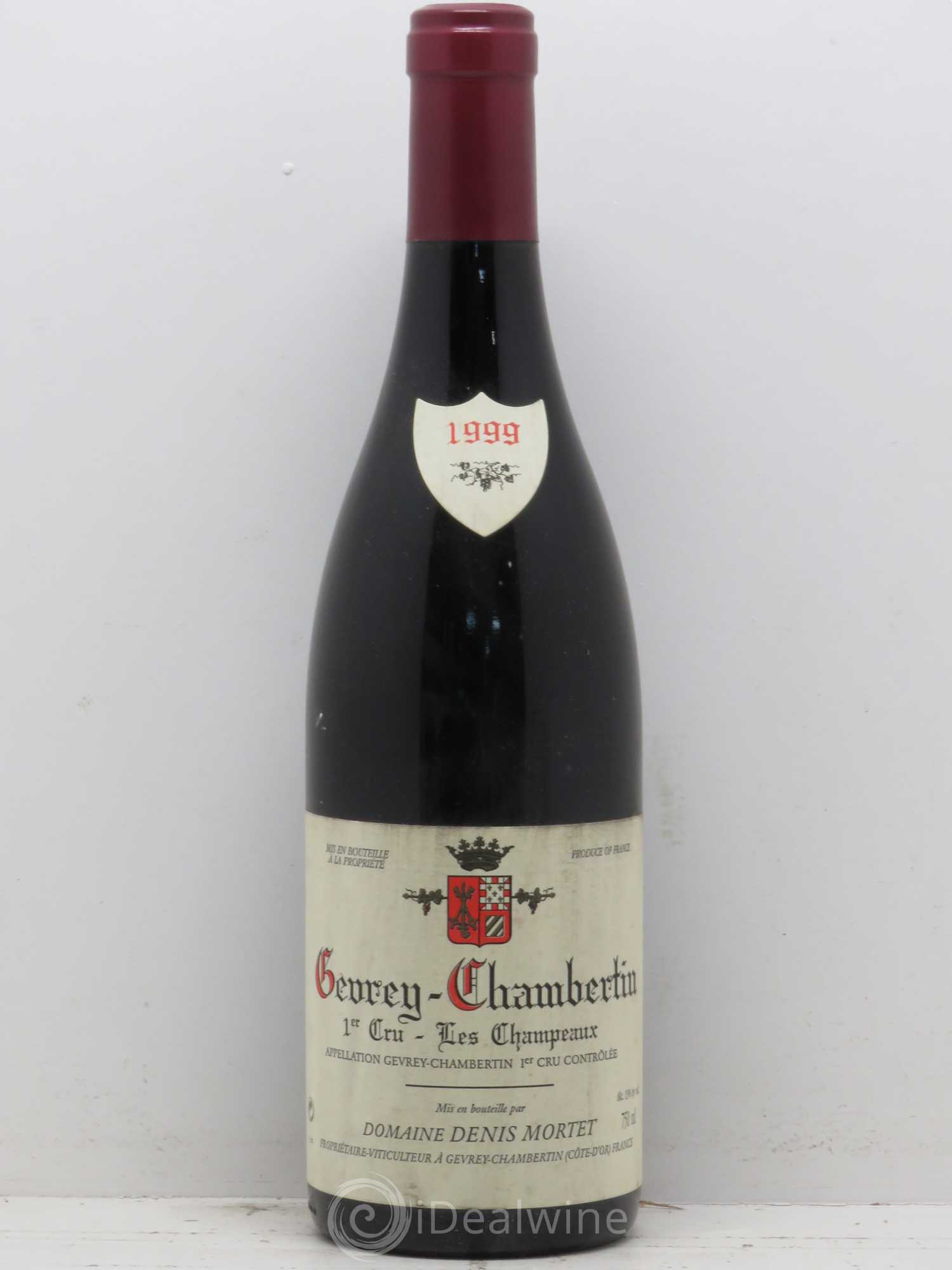 Gevrey-Chambertin 1er Cru Les Champeaux Denis Mortet (Domaine) 1999 - Lot de 1 bouteille - 0