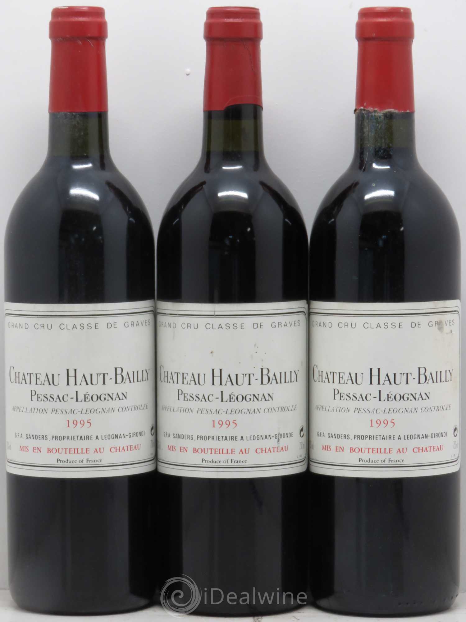 Château Haut-Bailly Cru Classé de Graves 1995 - Lot de 12 bouteilles - 1