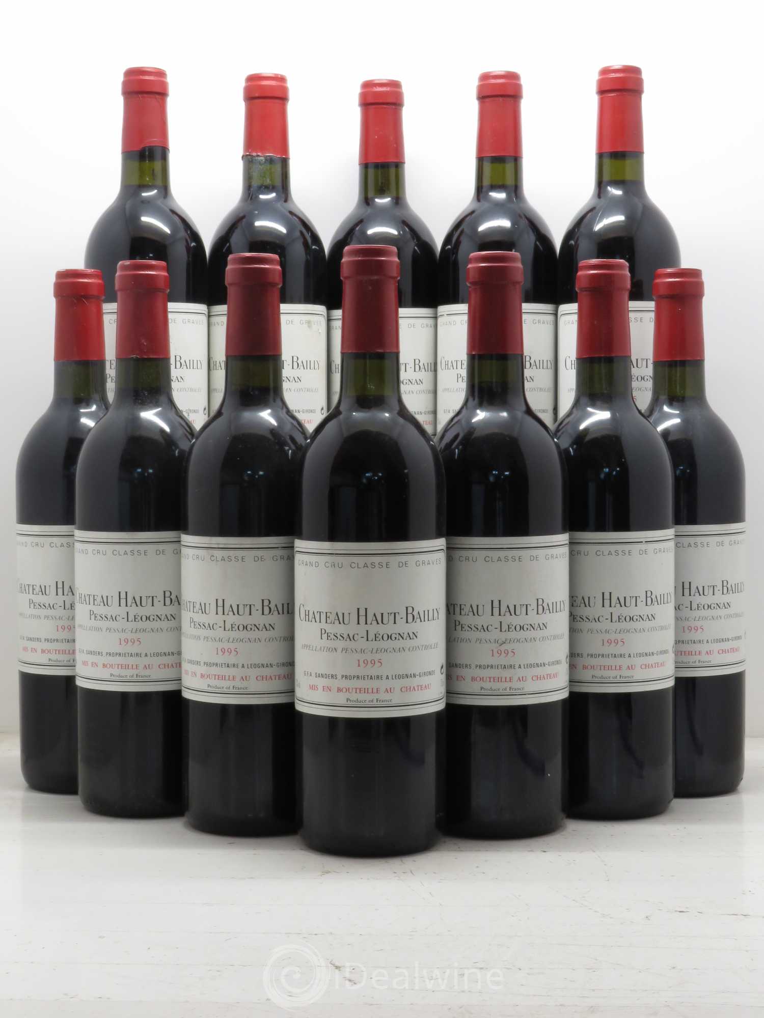 Château Haut-Bailly Cru Classé de Graves 1995 - Lot de 12 bouteilles - 0