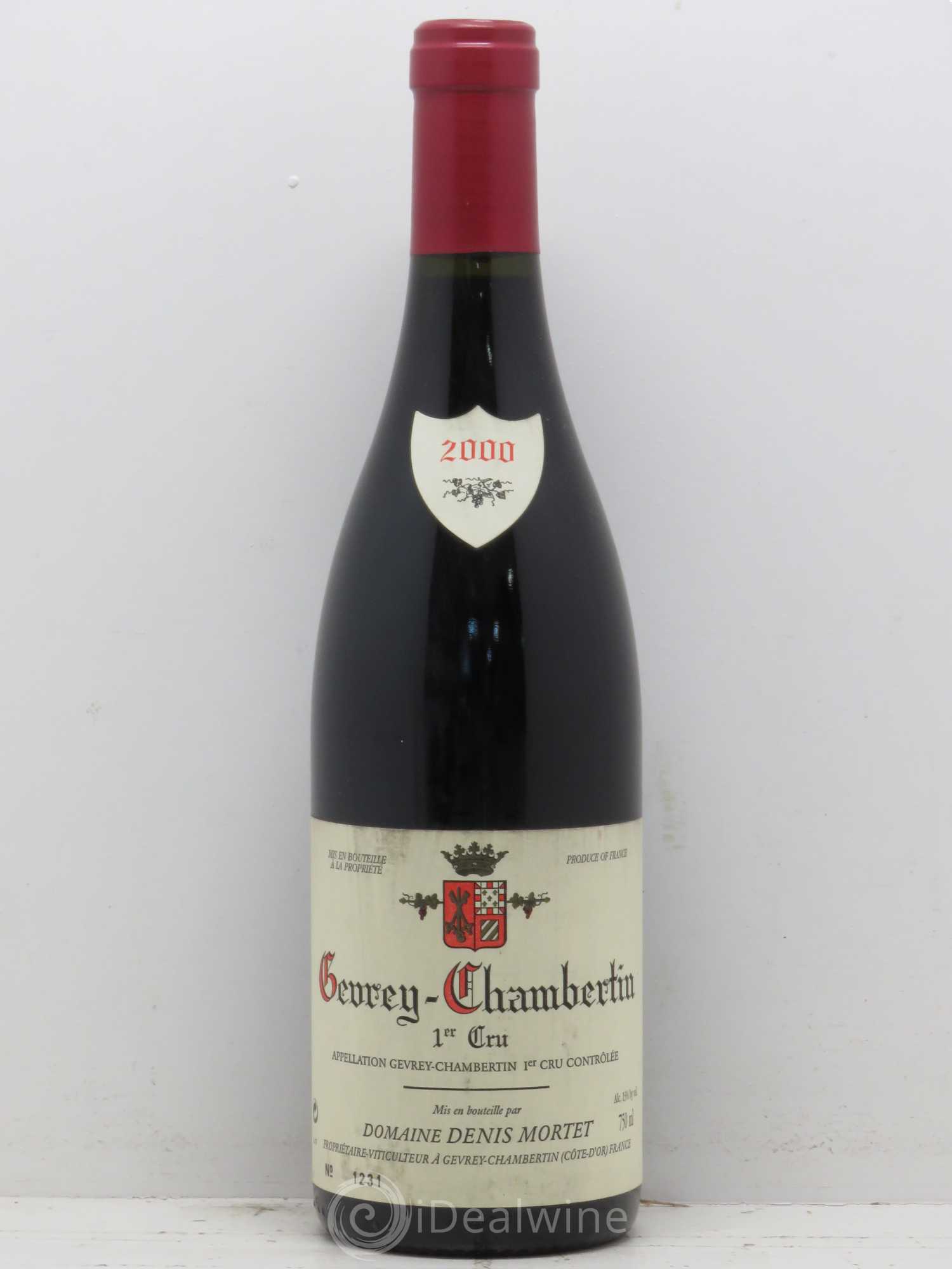 Gevrey-Chambertin 1er Cru Denis Mortet (Domaine) 2000 - Lot de 1 bouteille - 0