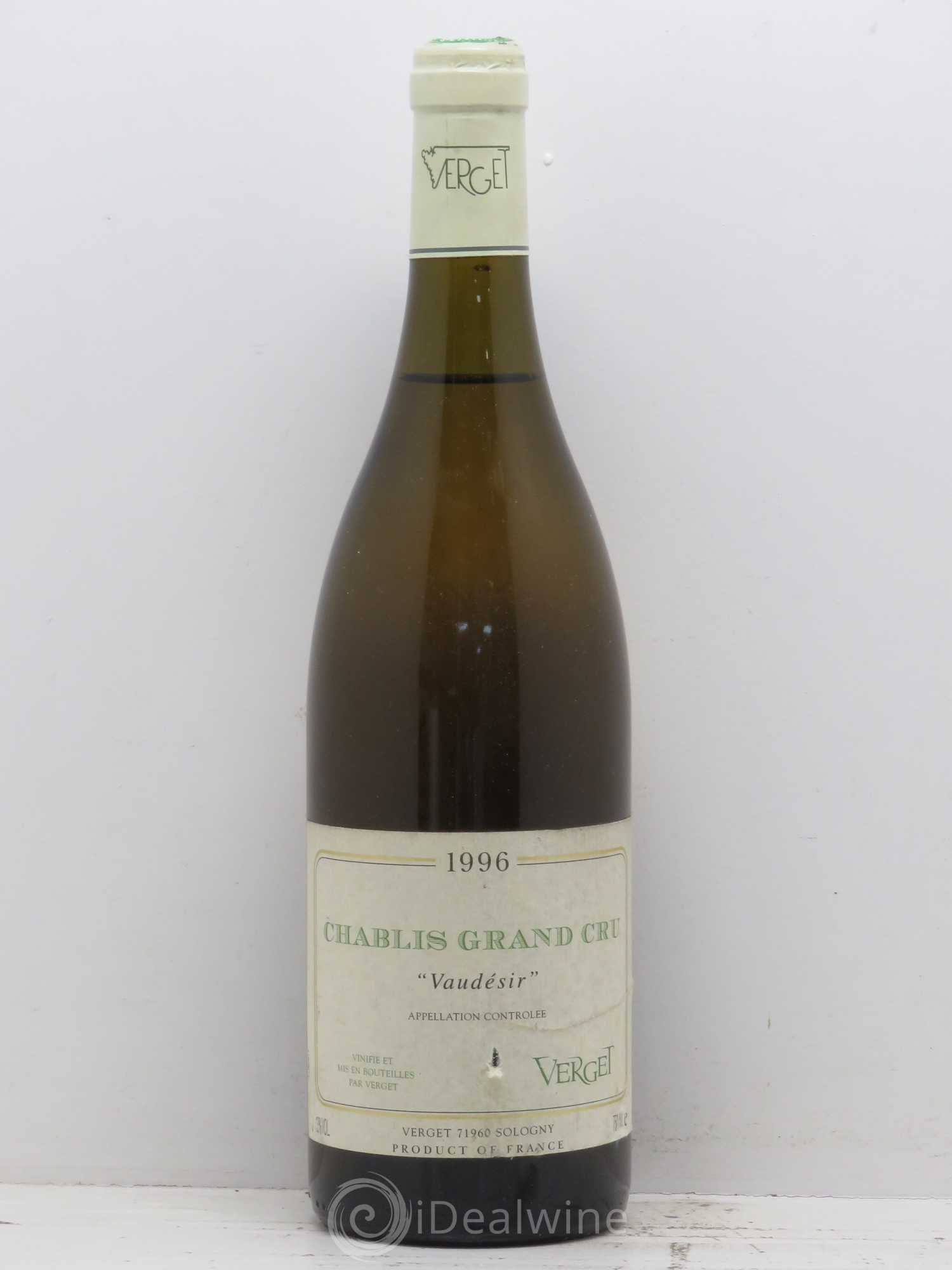 Chablis Grand Cru Vaudesir Verget 1996 - Posten von 1 Flasche - 0
