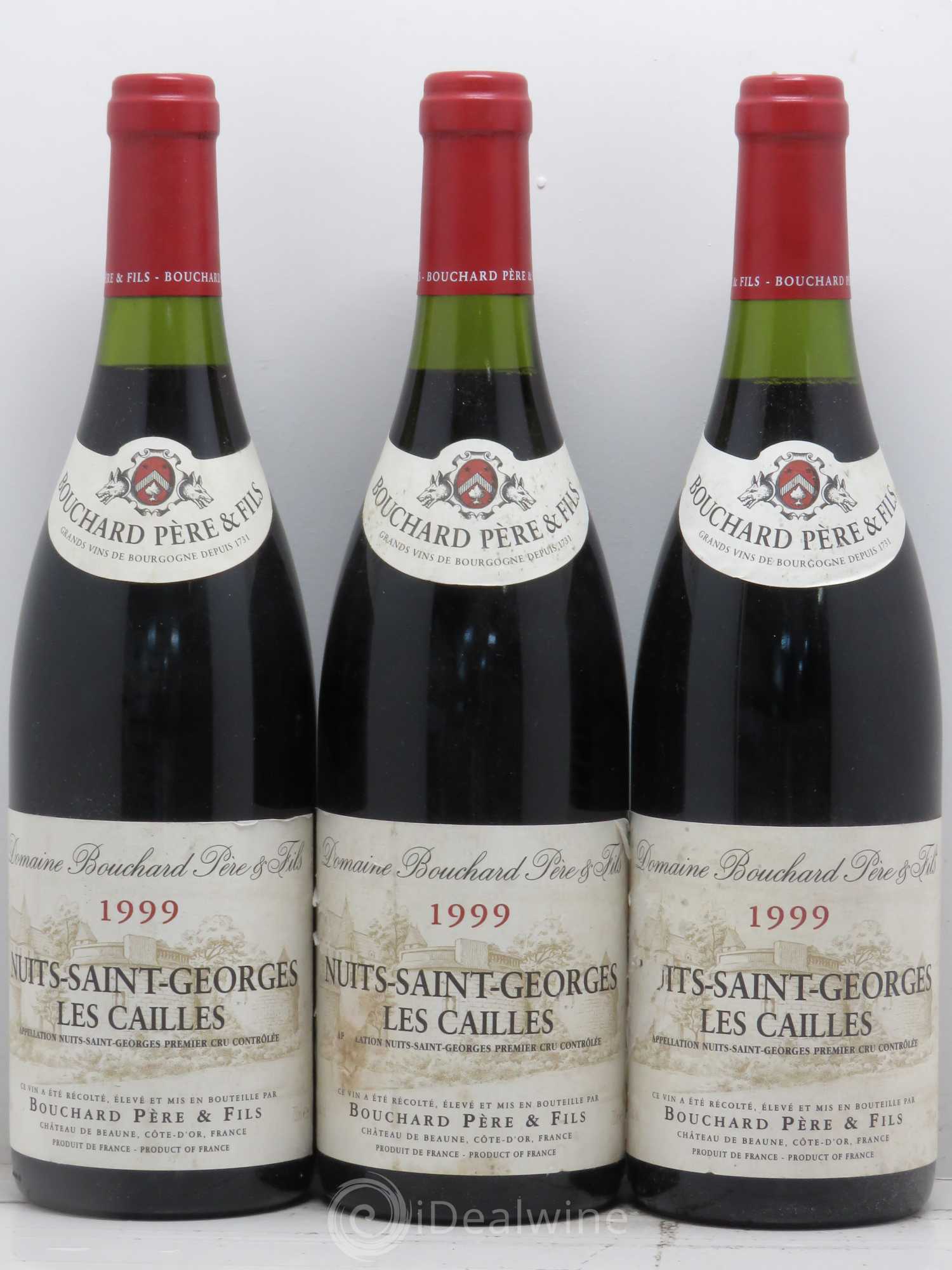 Nuits-Saint-Georges 1er Cru Les Cailles Bouchard Père & Fils 1999 - Lot de 6 bouteilles - 2