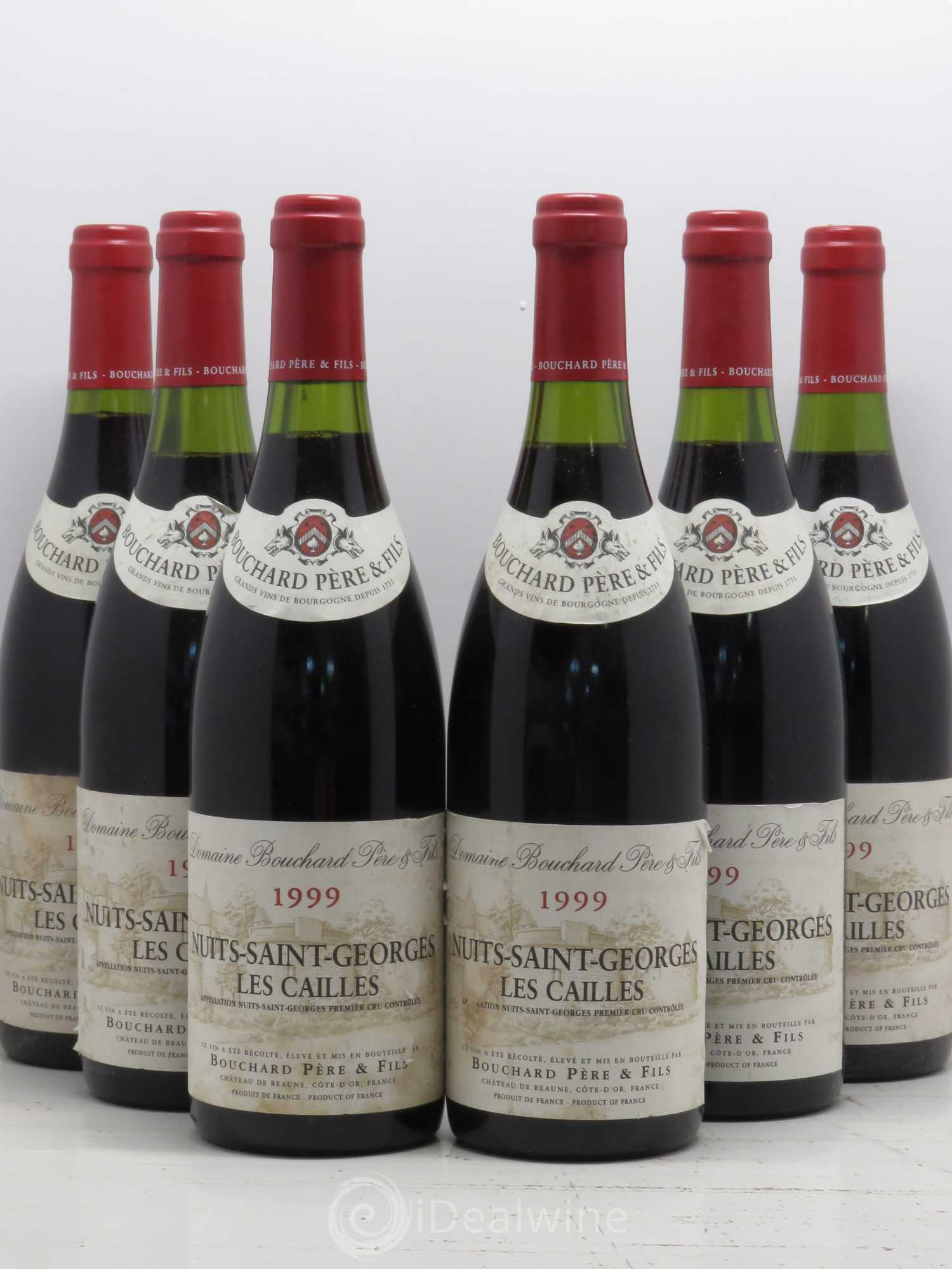 Nuits-Saint-Georges 1er Cru Les Cailles Bouchard Père & Fils 1999 - Lot de 6 bouteilles - 0