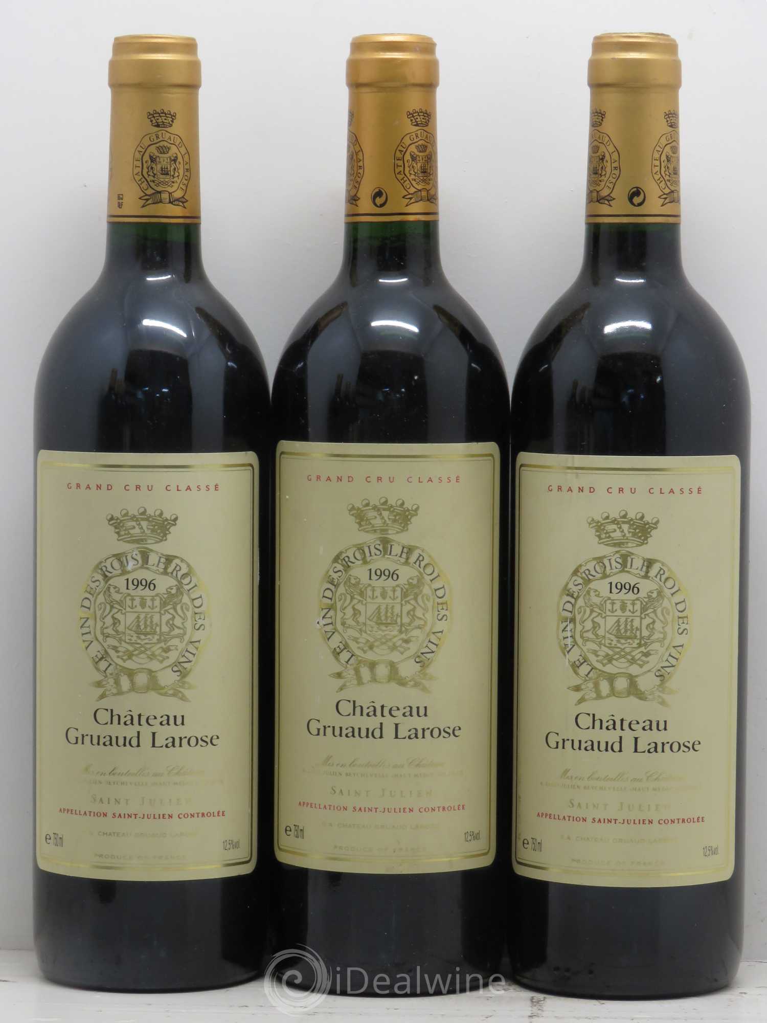Château Gruaud Larose 2ème Grand Cru Classé 1996 - Lot de 6 bouteilles - 1