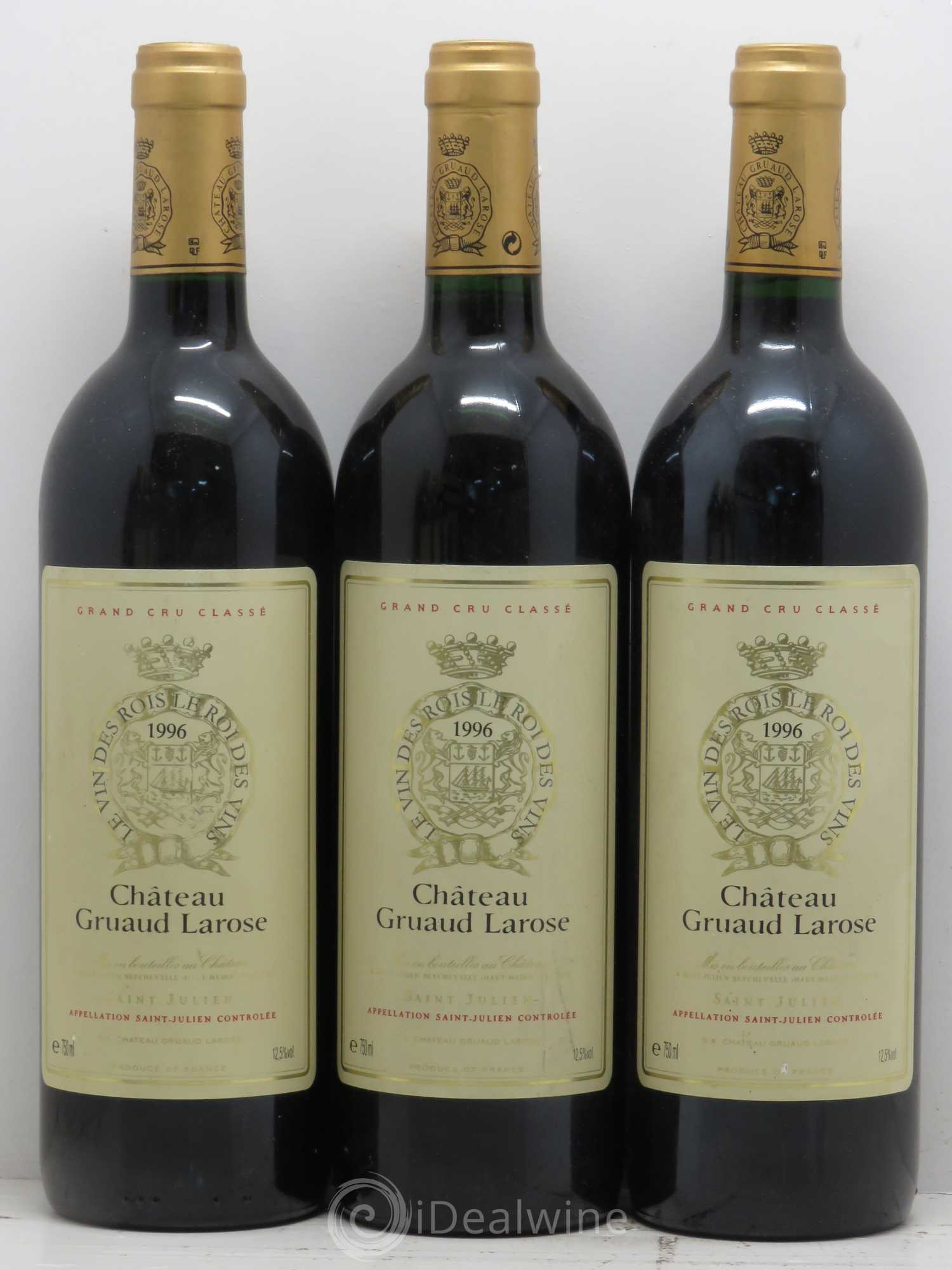 Château Gruaud Larose 2ème Grand Cru Classé 1996 - Lot de 6 bouteilles - 2