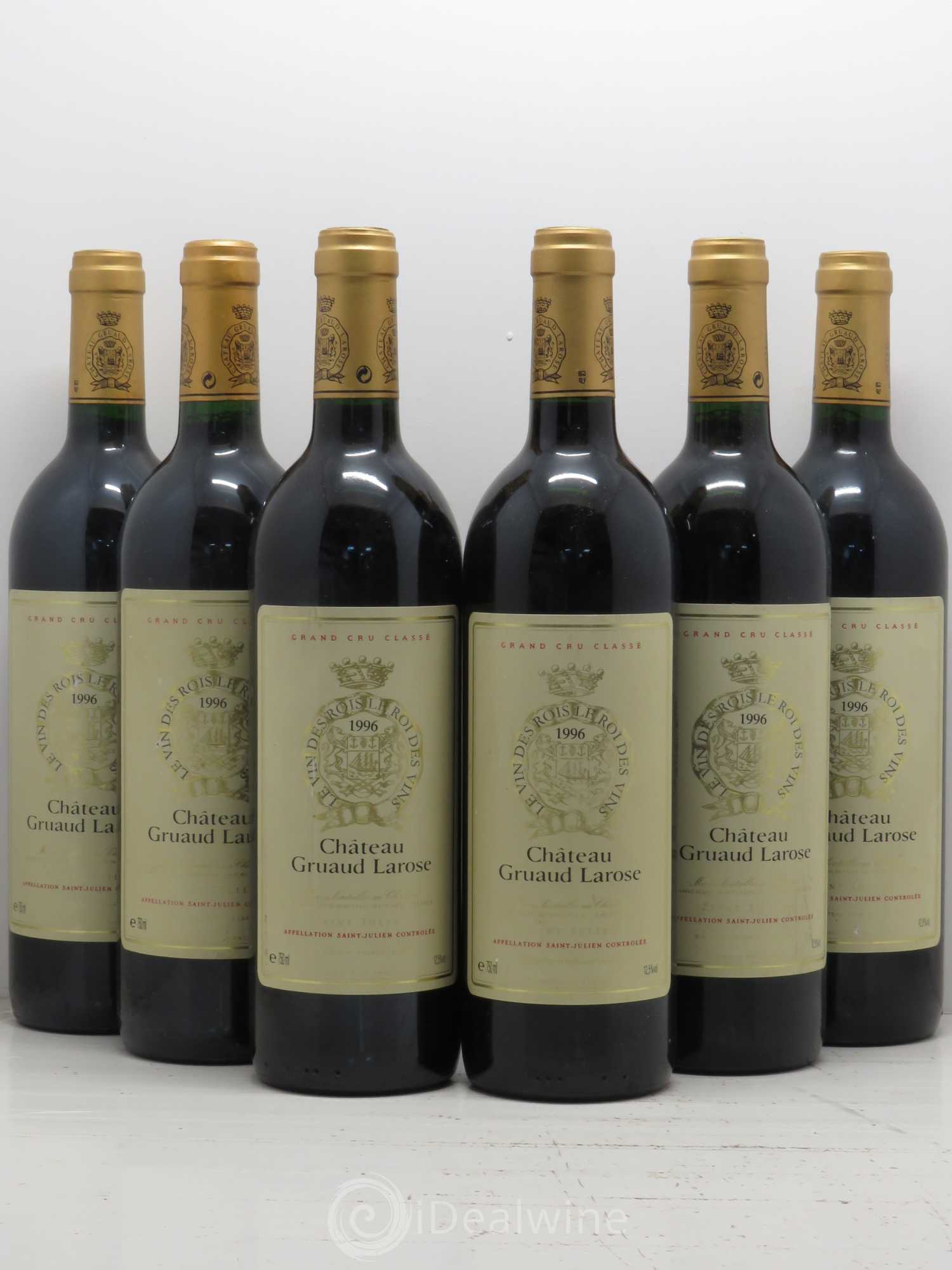 Château Gruaud Larose 2ème Grand Cru Classé 1996 - Lot de 6 bouteilles - 0