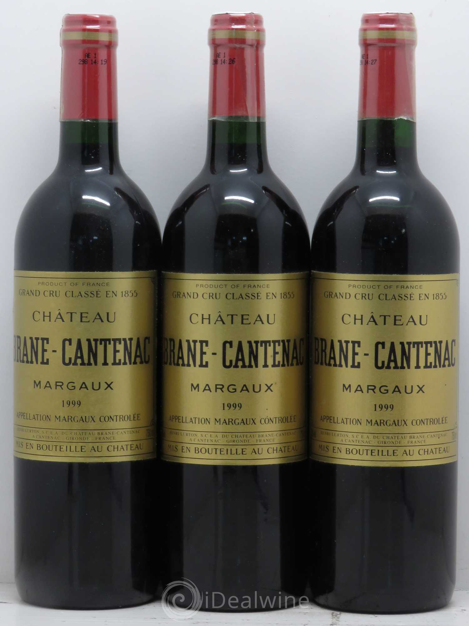 Château Brane Cantenac 2ème Grand Cru Classé 1999 - Lot de 12 bouteilles - 2