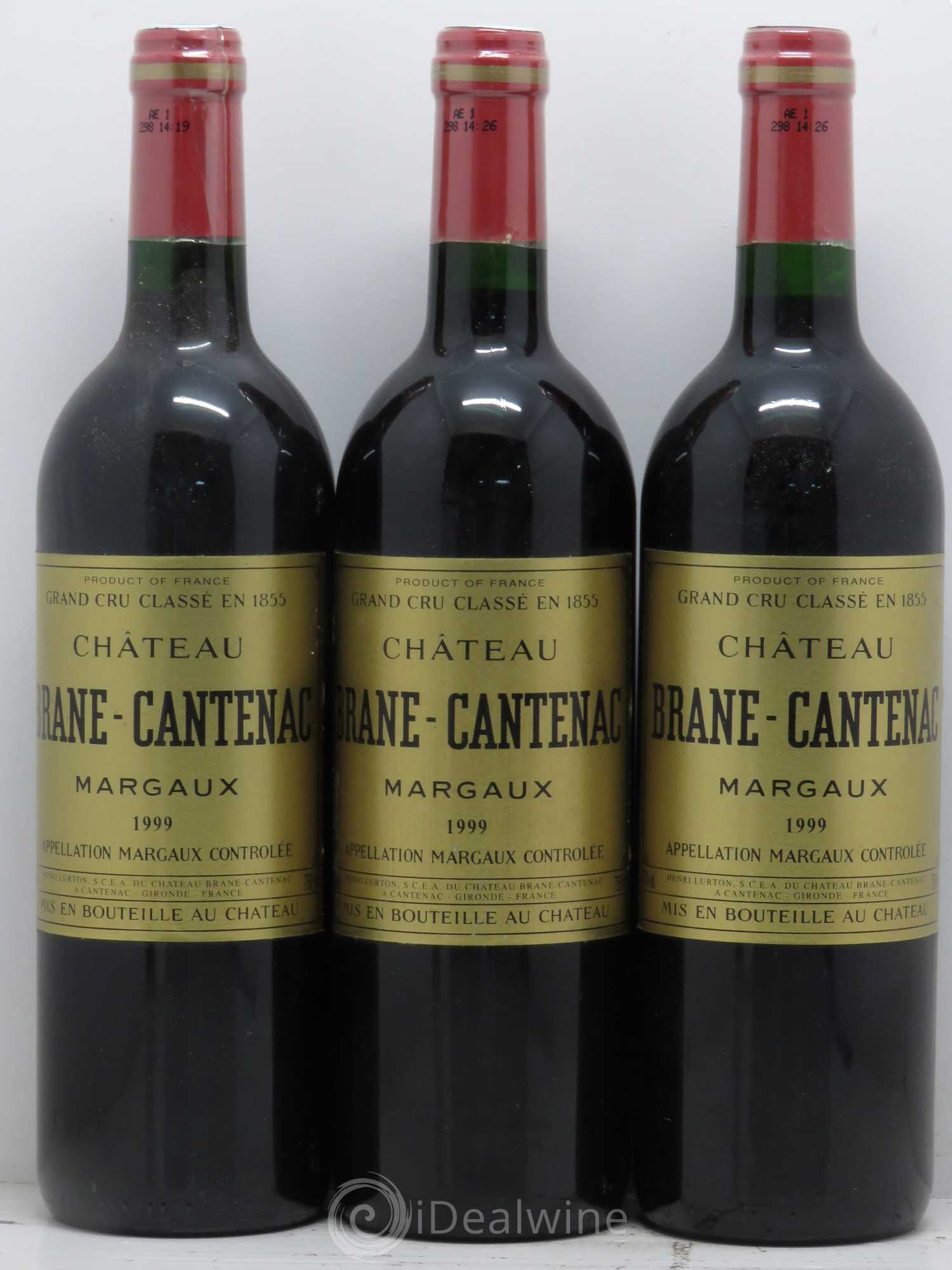 Château Brane Cantenac 2ème Grand Cru Classé 1999 - Lot de 12 bouteilles - 3