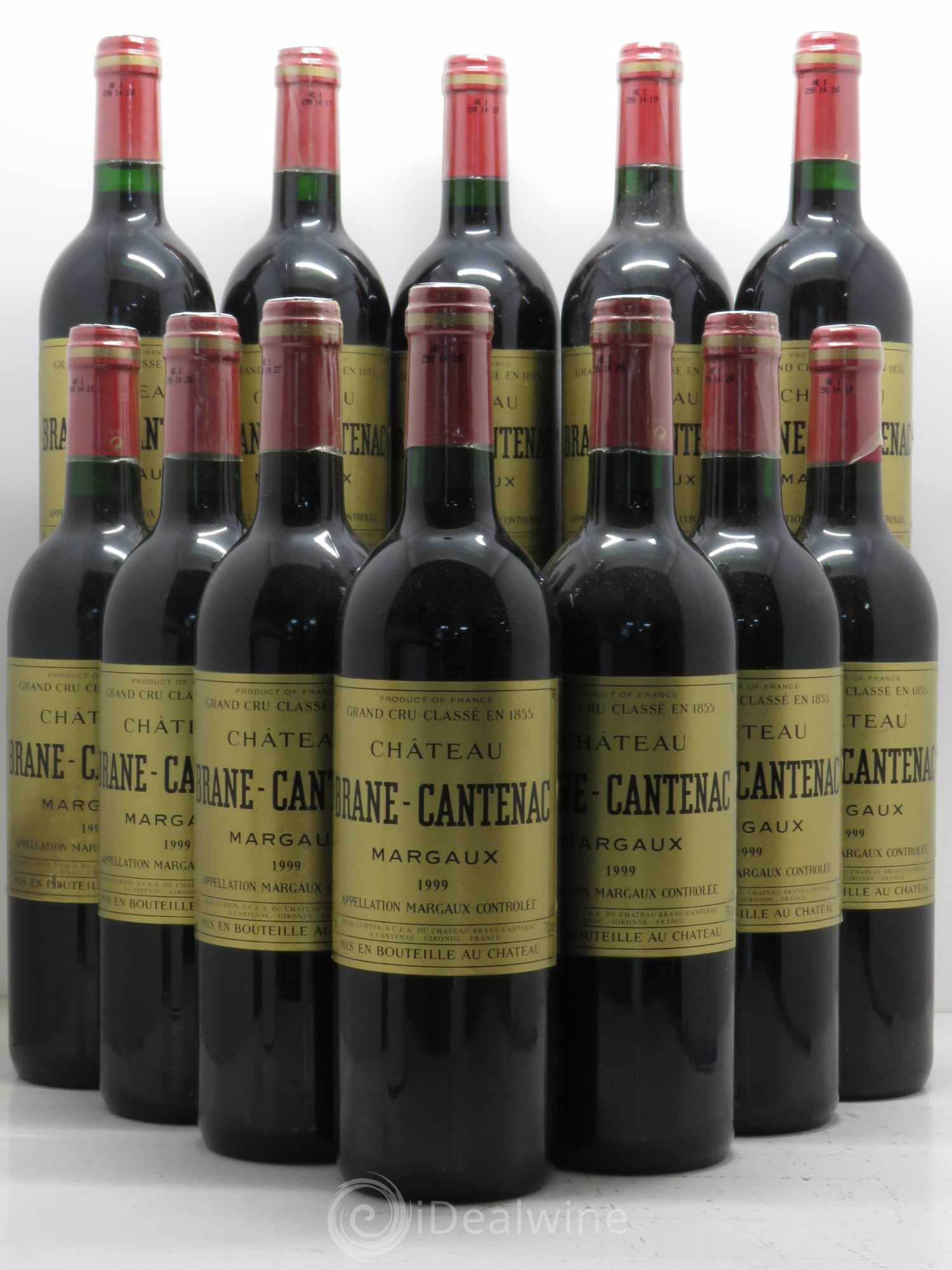 Château Brane Cantenac 2ème Grand Cru Classé 1999 - Lot de 12 bouteilles - 0