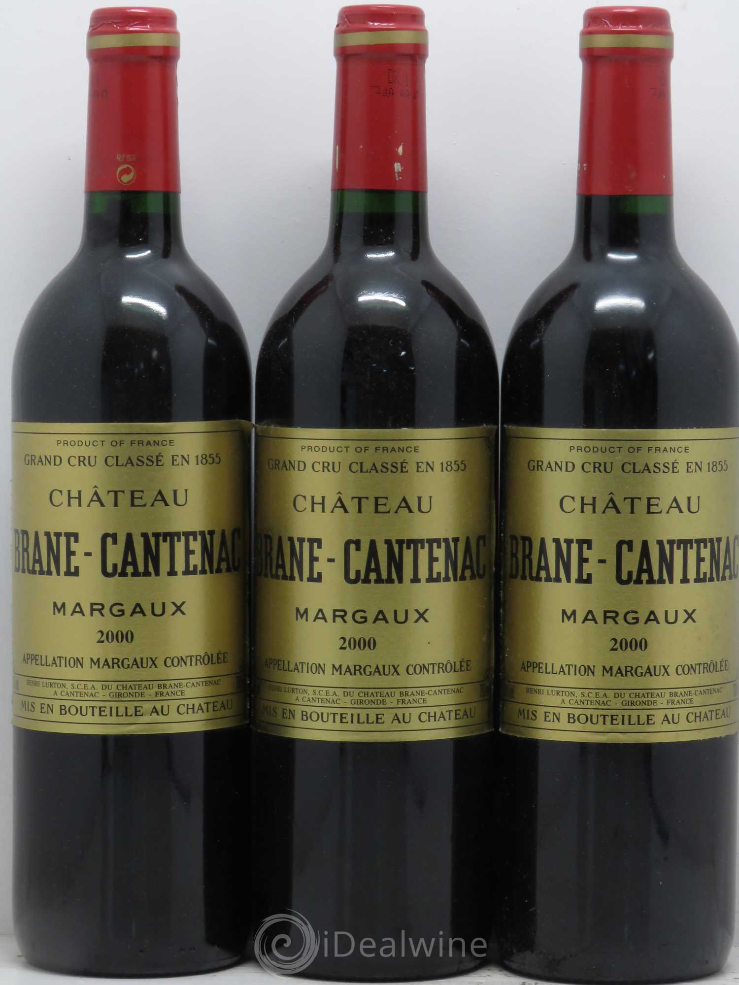 Château Brane Cantenac 2ème Grand Cru Classé 2000 - Lot de 12 bouteilles - 2