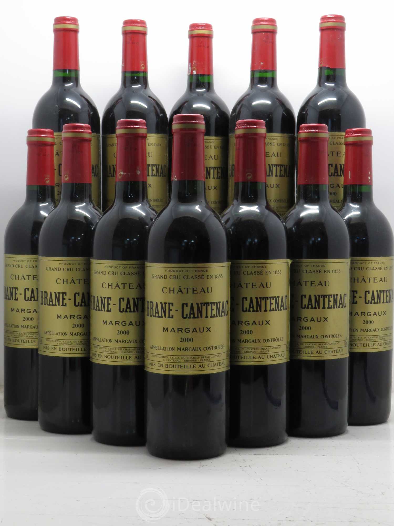Château Brane Cantenac 2ème Grand Cru Classé 2000 - Lot de 12 bouteilles - 0