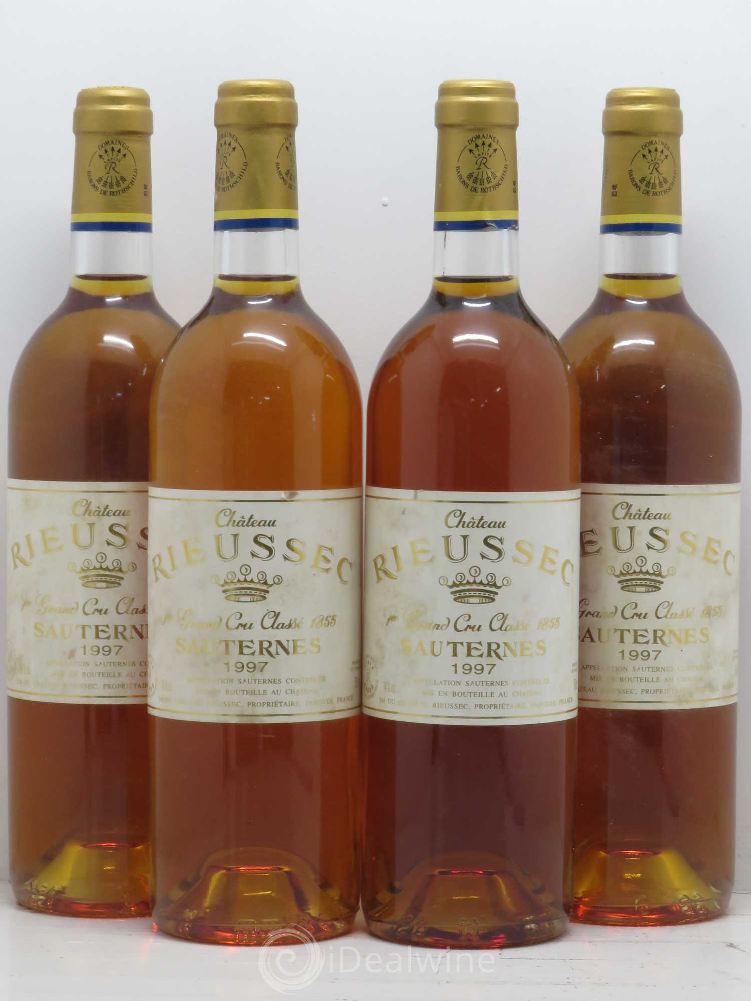 Château Rieussec 1er Grand Cru Classé 1997 - Lotto di 4 bottiglie - 0