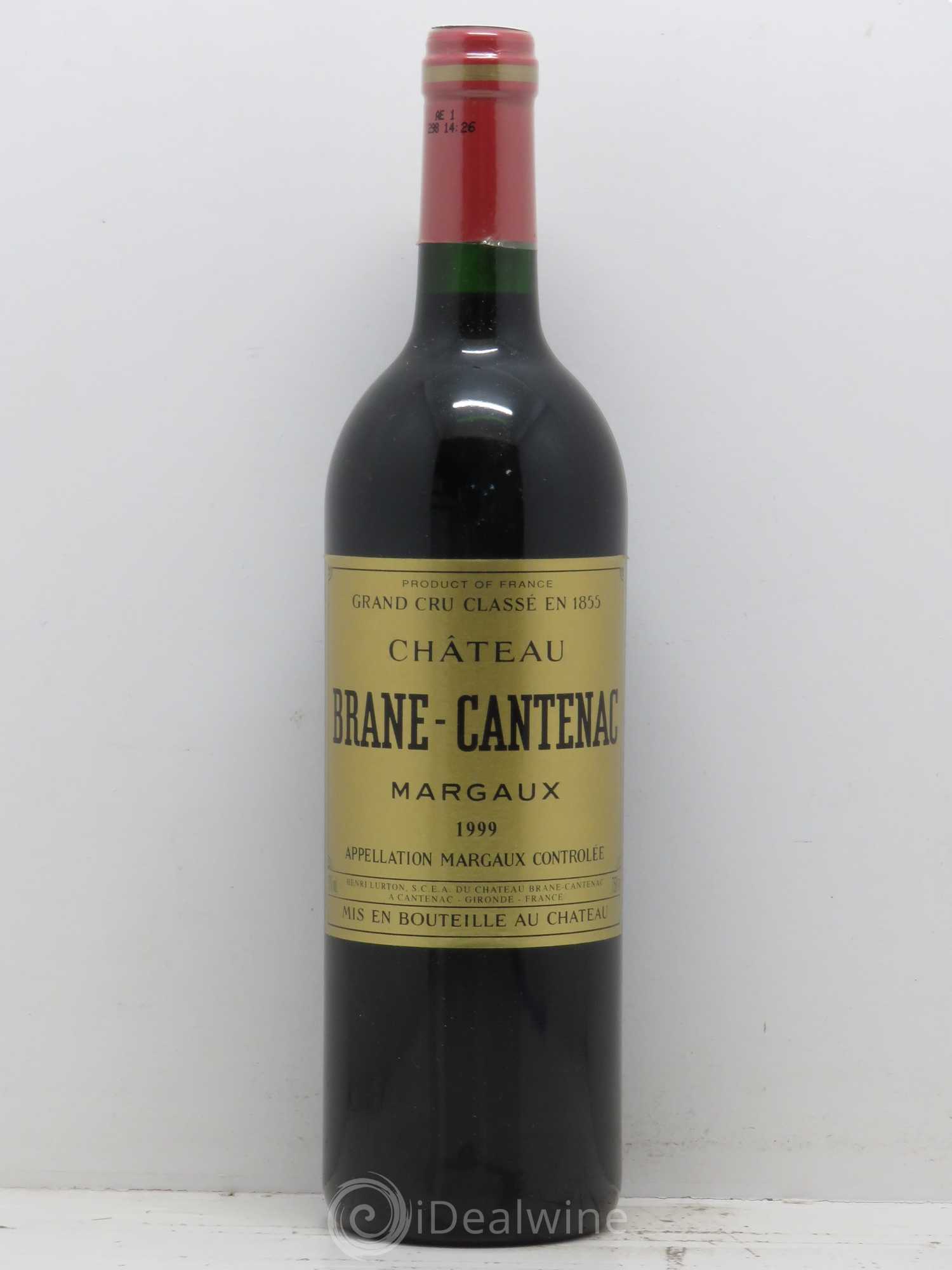 Château Brane Cantenac 2ème Grand Cru Classé 1999 - Lot de 1 bouteille - 0