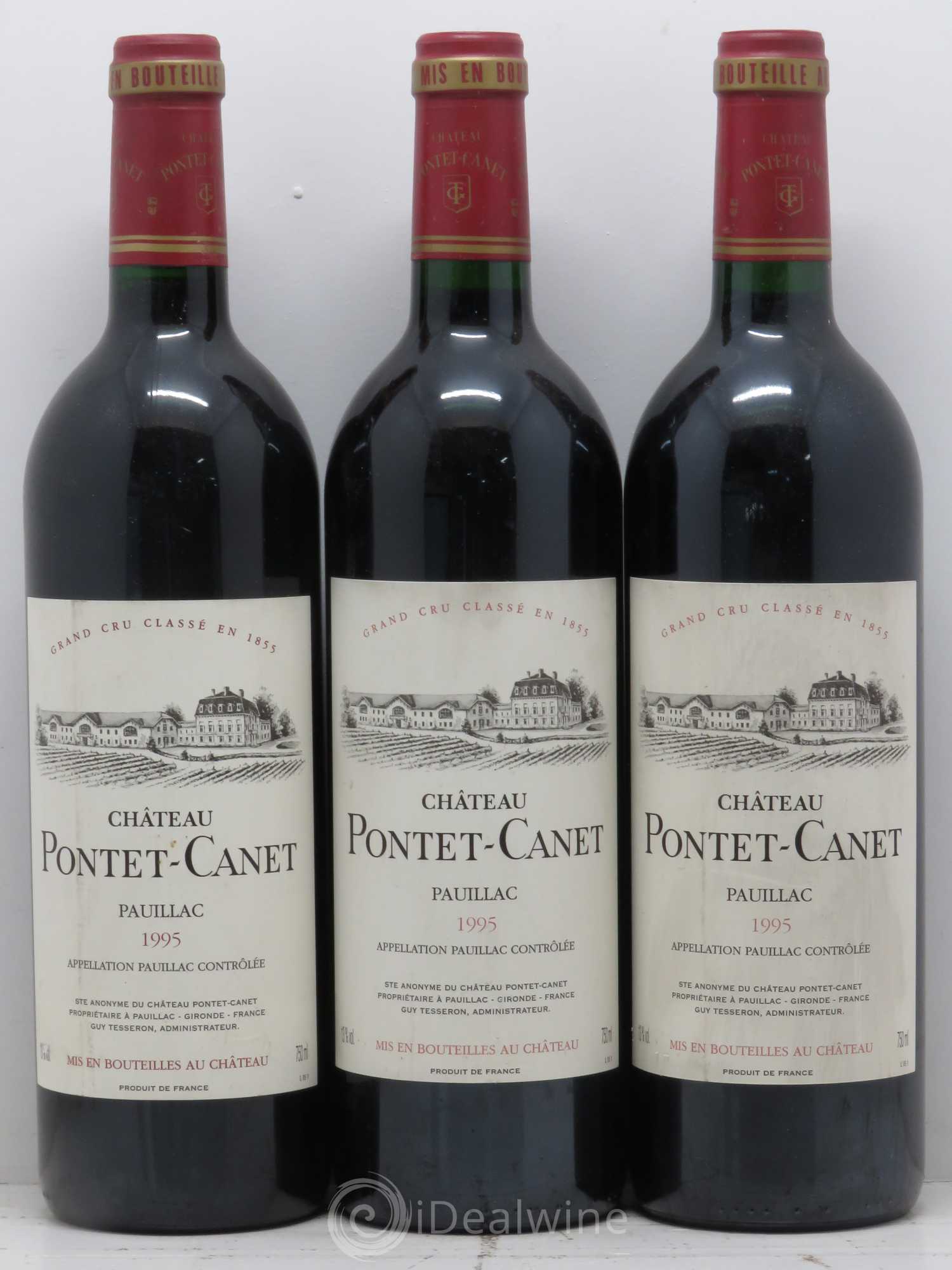 Château Pontet Canet 5ème Grand Cru Classé 1995 - Lot de 6 bouteilles - 2