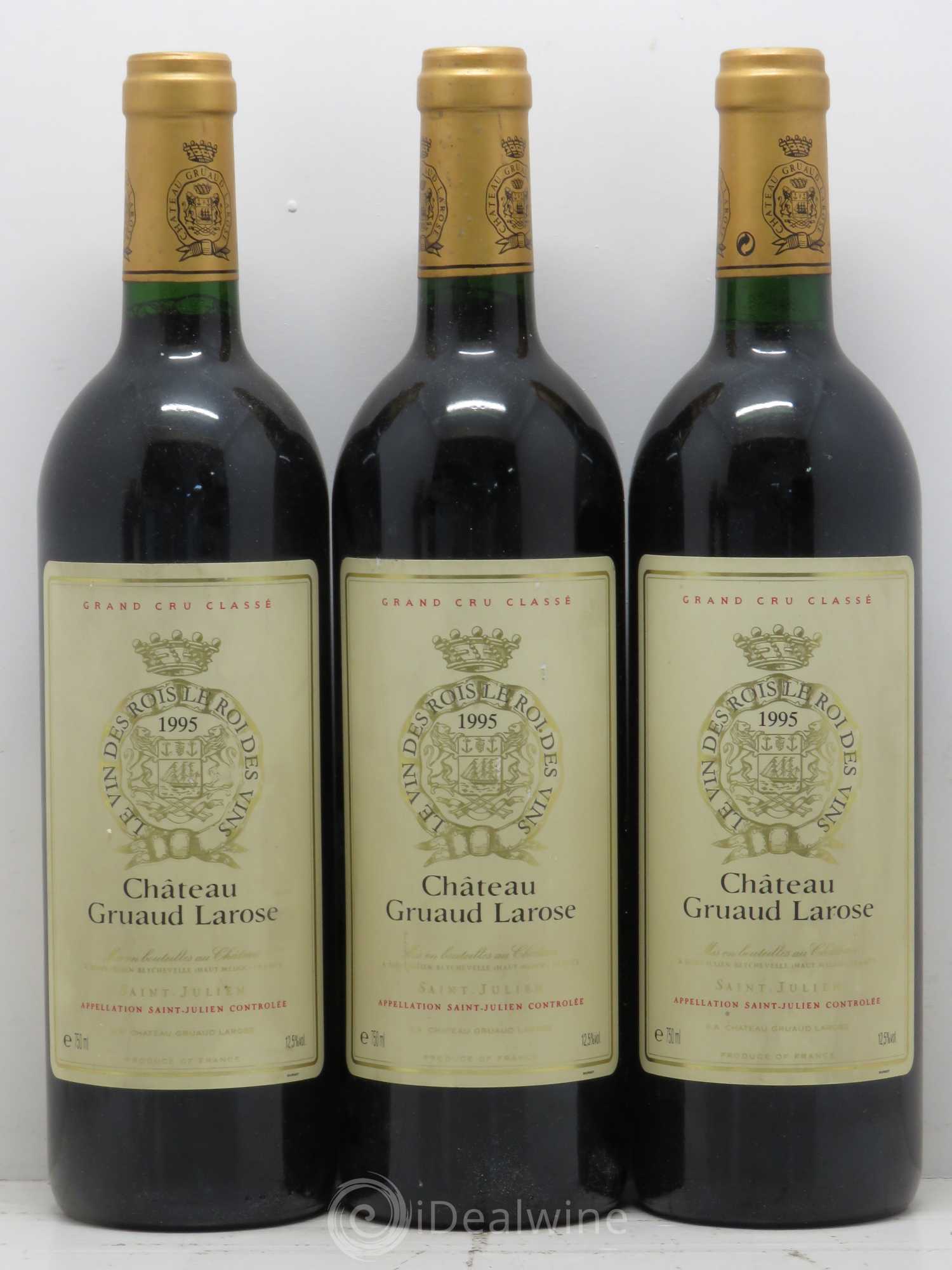 Château Gruaud Larose 2ème Grand Cru Classé 1995 - Lot de 5 bouteilles - 1