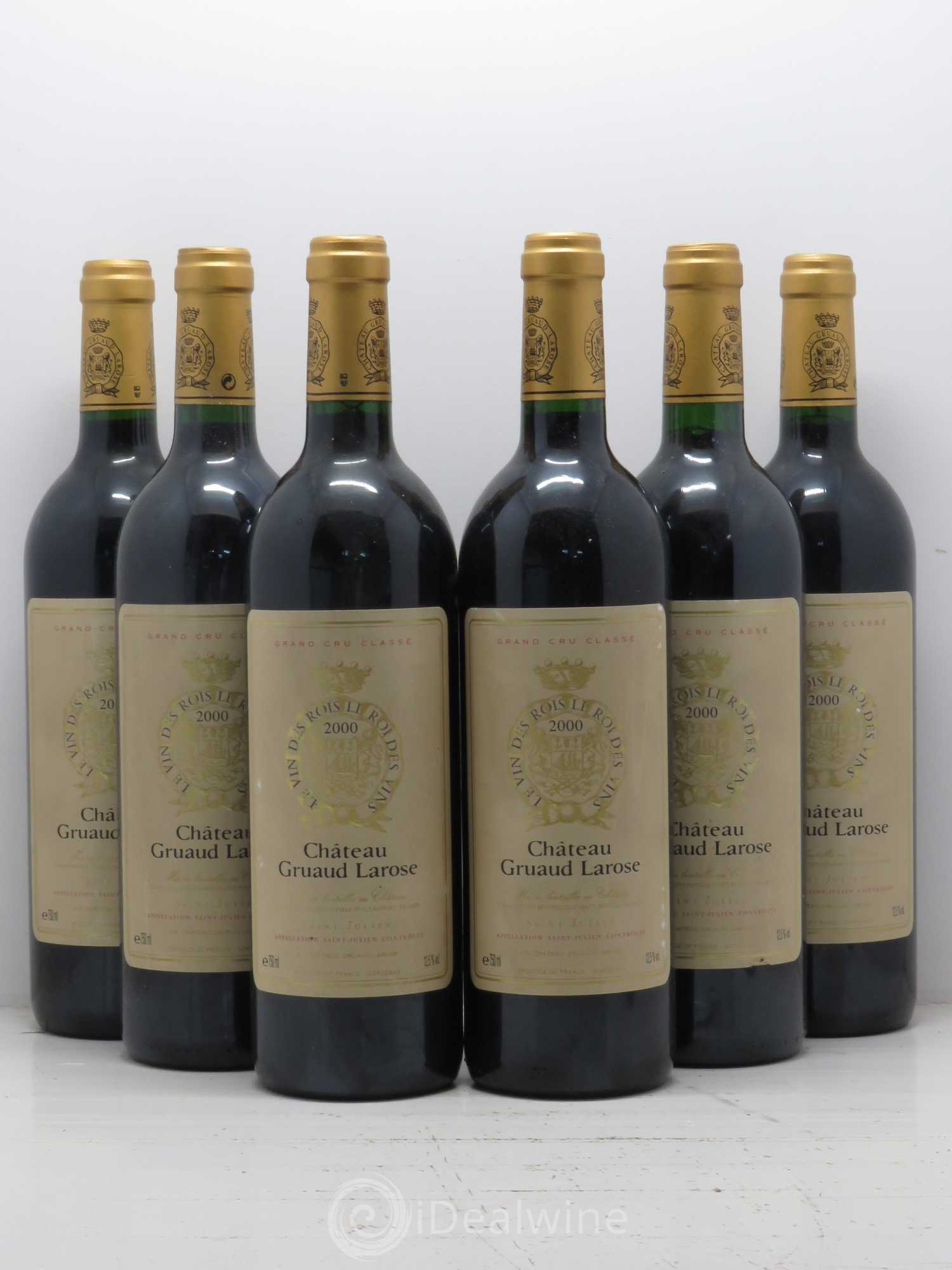 Château Gruaud Larose 2ème Grand Cru Classé 2000 - Lot de 6 bouteilles - 0