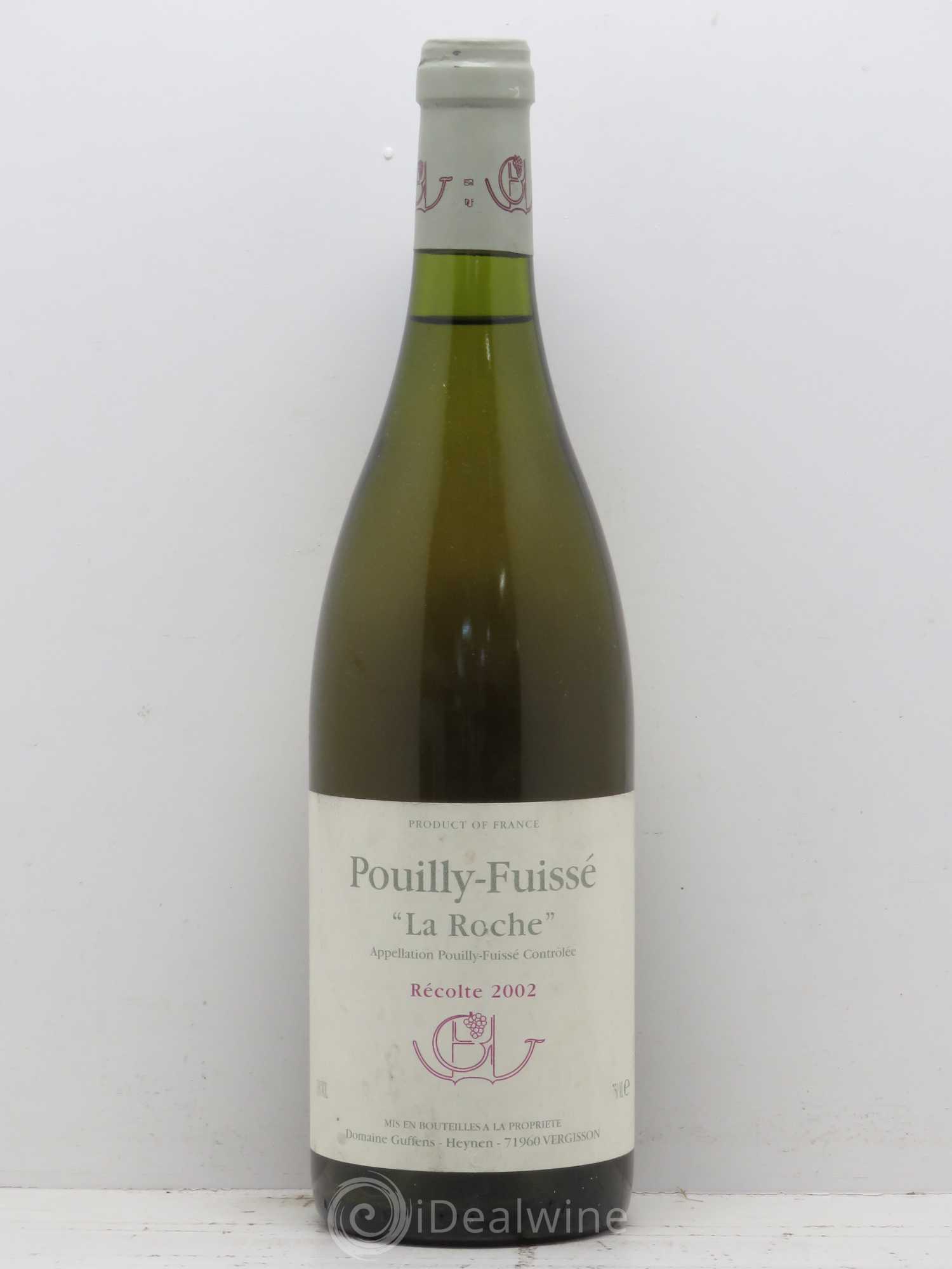 Pouilly-Fuissé La Roche Guffens Heynen 2002 - Posten von 1 Flasche - 0
