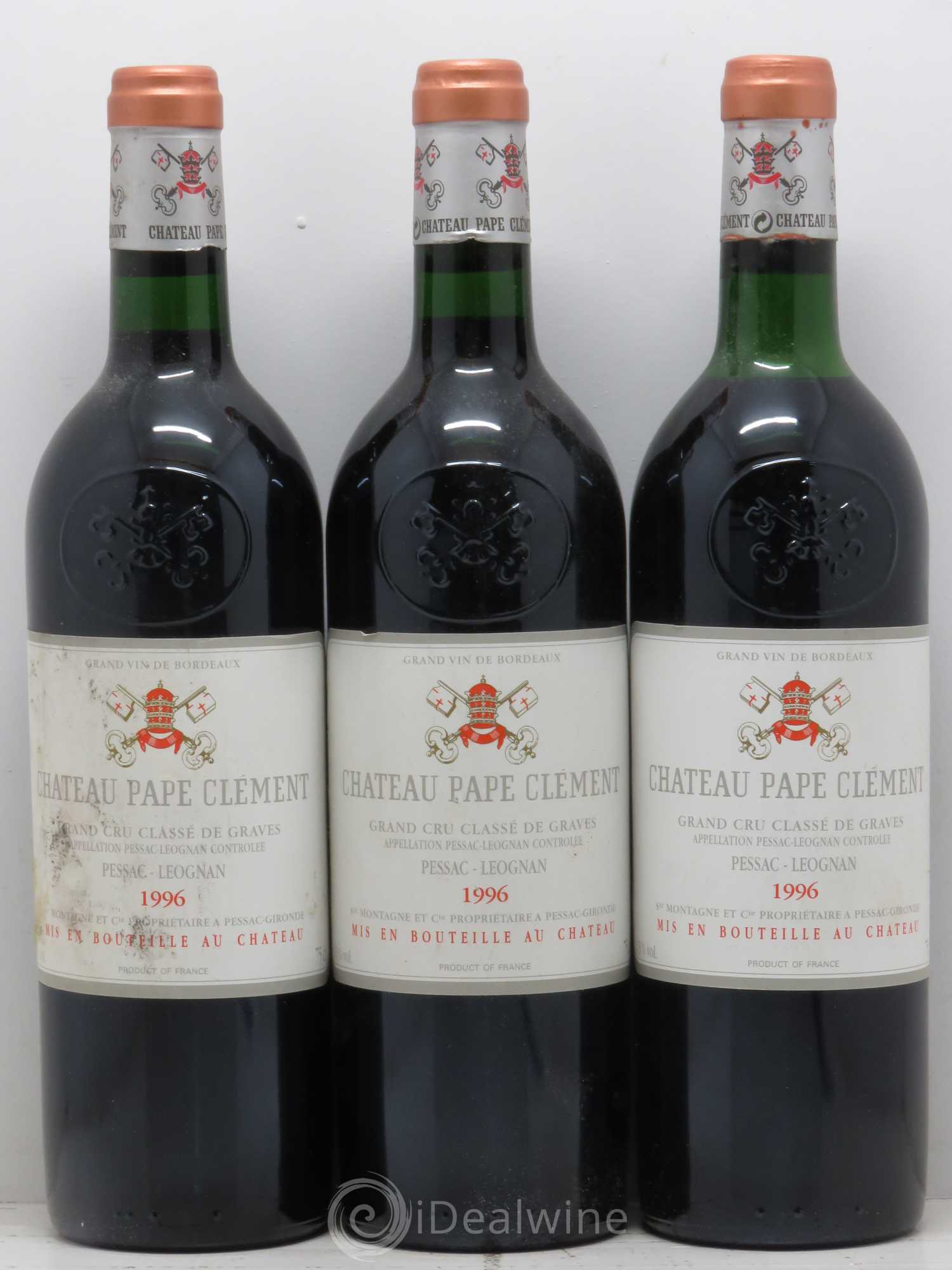 Château Pape Clément Cru Classé de Graves 1996 - Lot de 12 bouteilles - 2