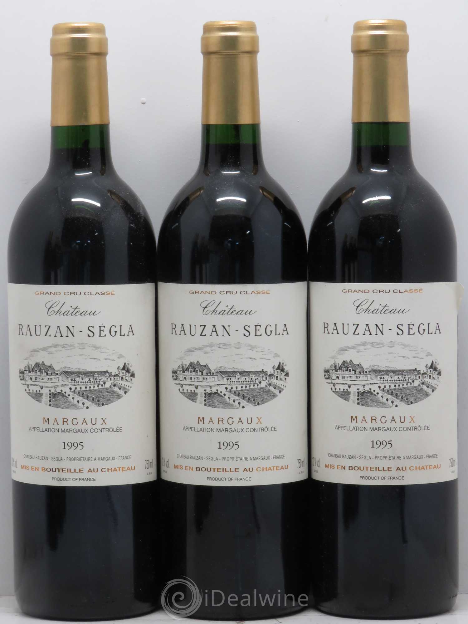 Château Rauzan Ségla Grand Cru Classé 1995 - Lot de 6 bouteilles - 1