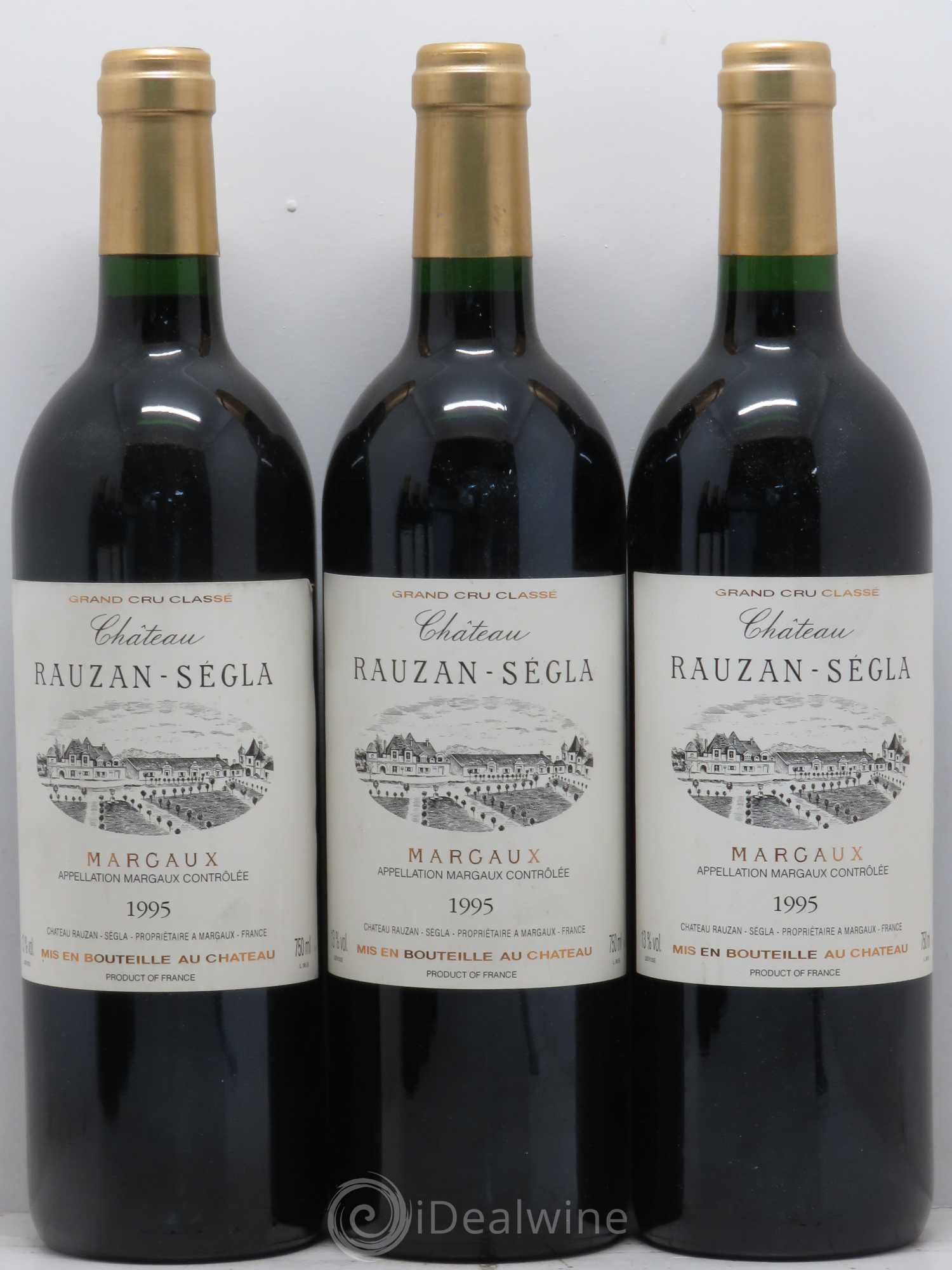 Château Rauzan Ségla Grand Cru Classé 1995 - Lot de 6 bouteilles - 2