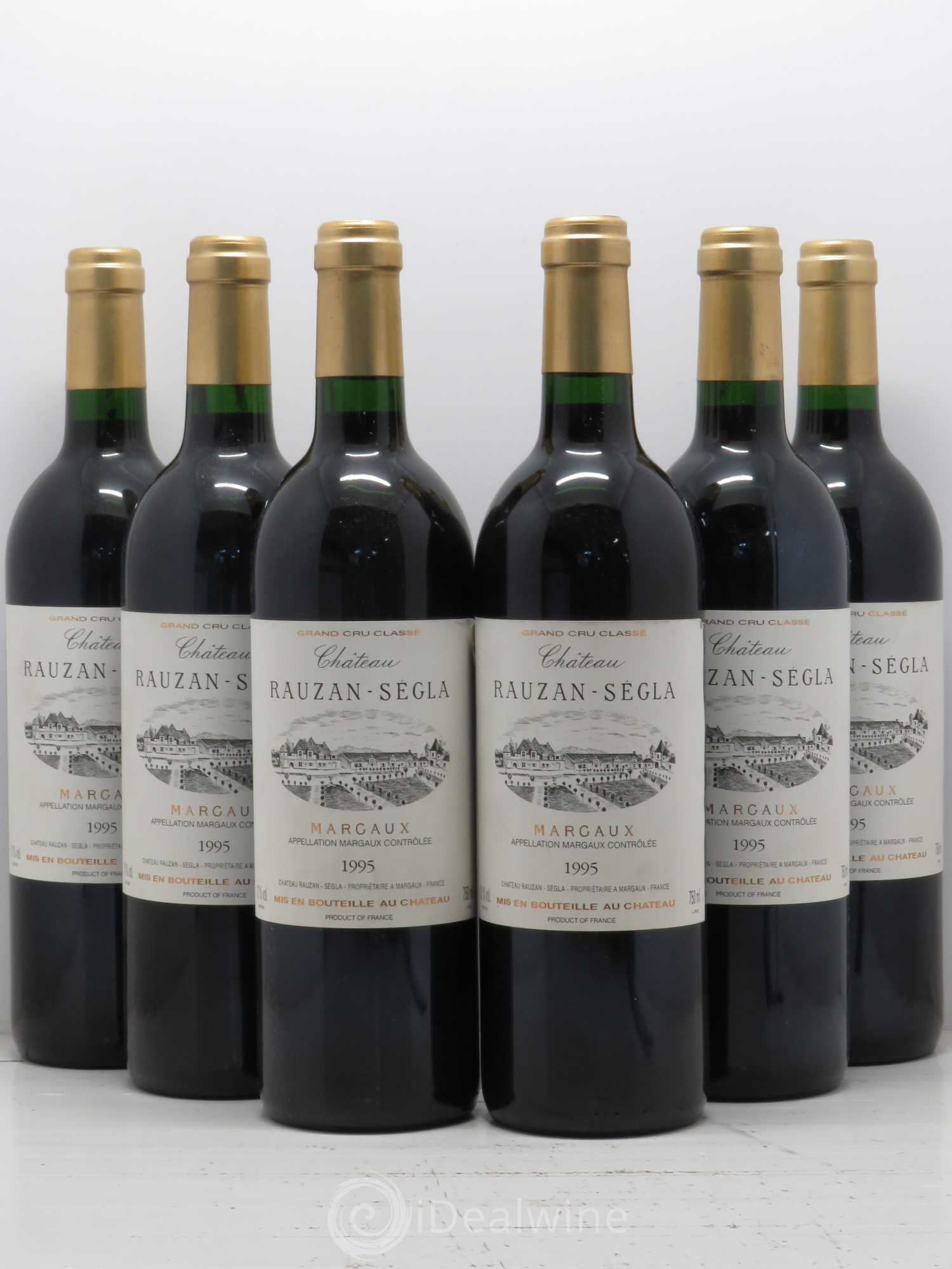 Château Rauzan Ségla Grand Cru Classé 1995 - Lot de 6 bouteilles - 0