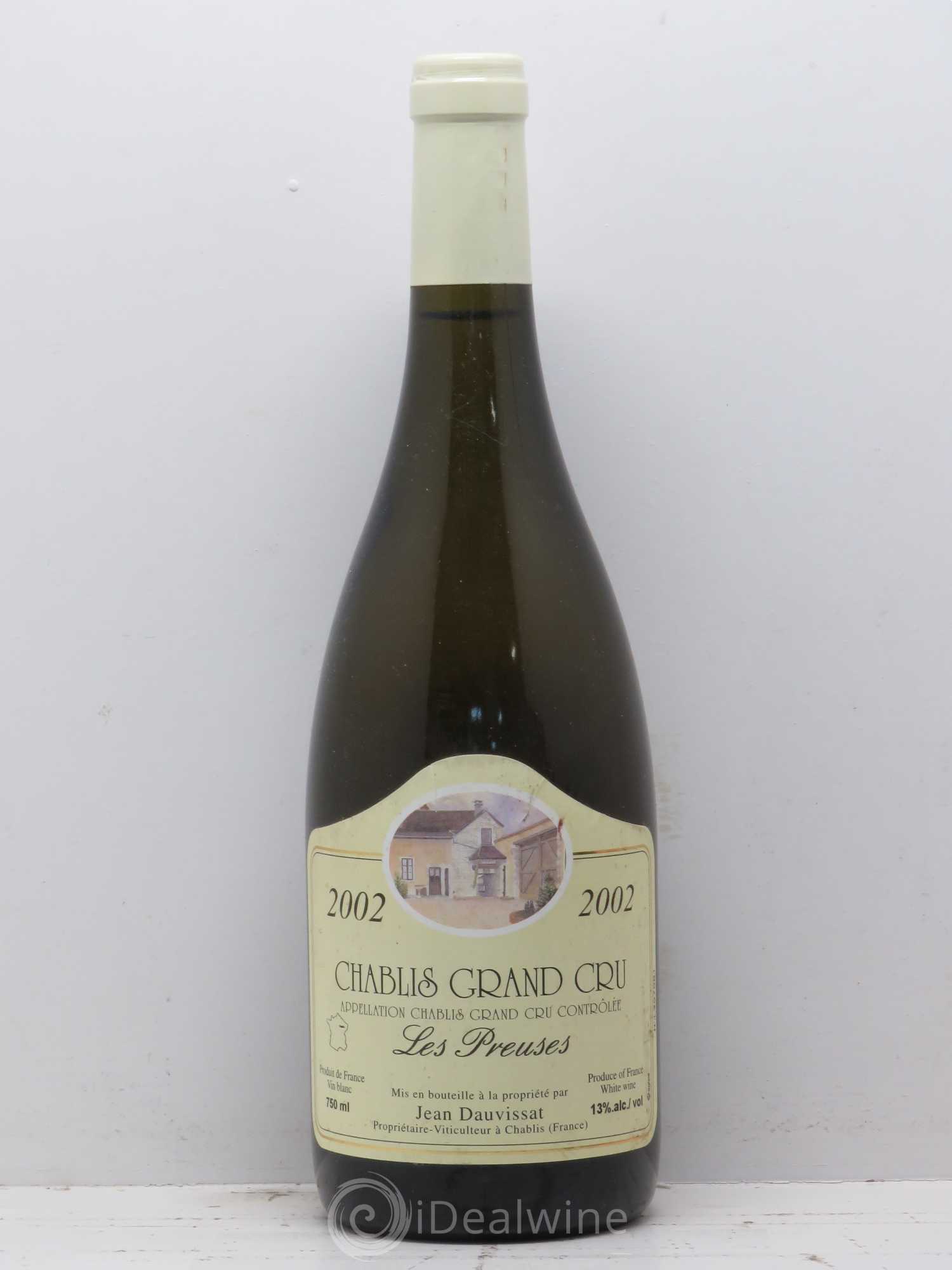 Chablis Grand Cru Les Preuses Domaine Jean Dauvissat 2002 - Posten von 1 Flasche - 0