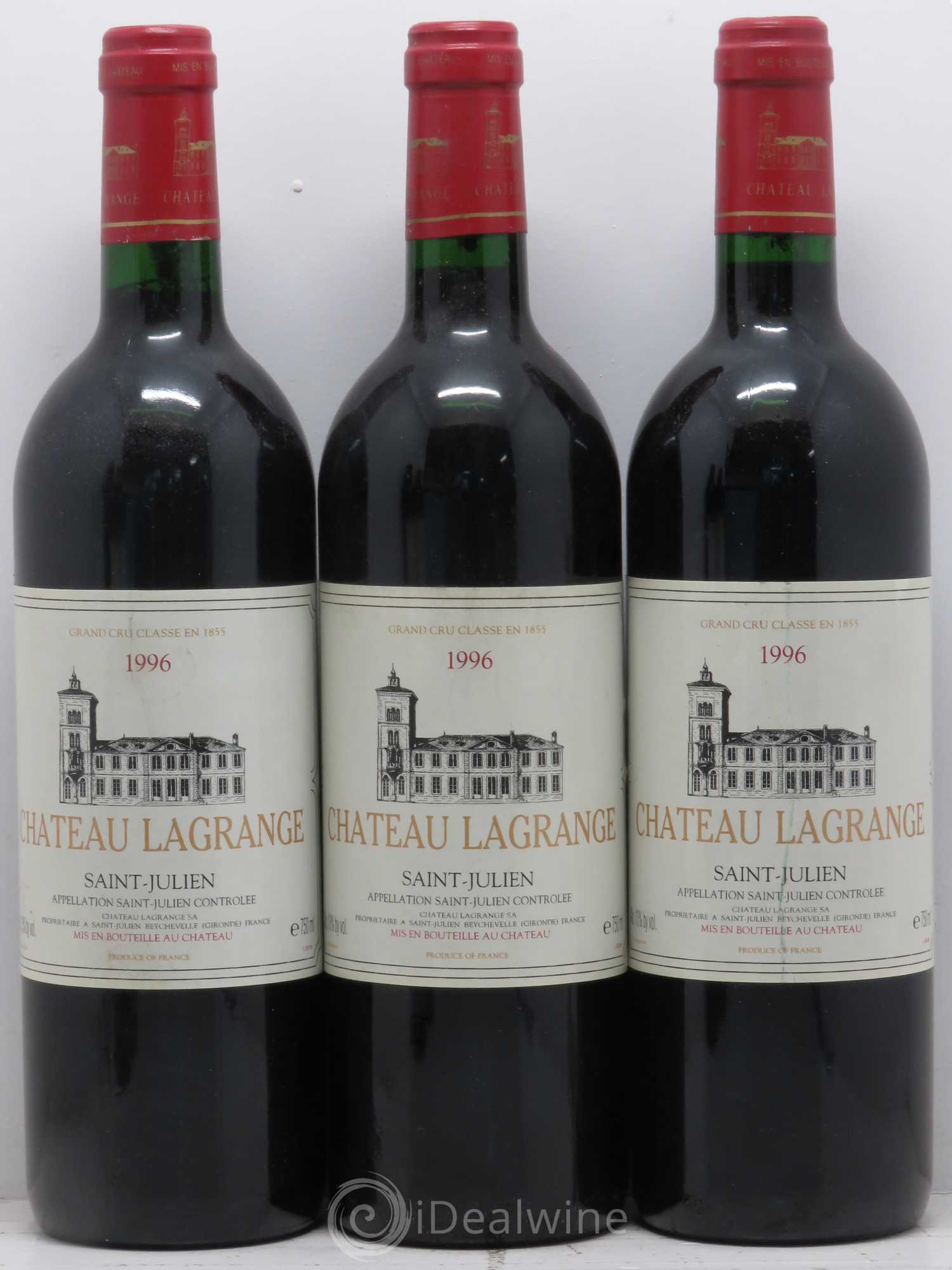 Château Lagrange 3ème Grand Cru Classé 1996 - Lot de 5 bouteilles - 1