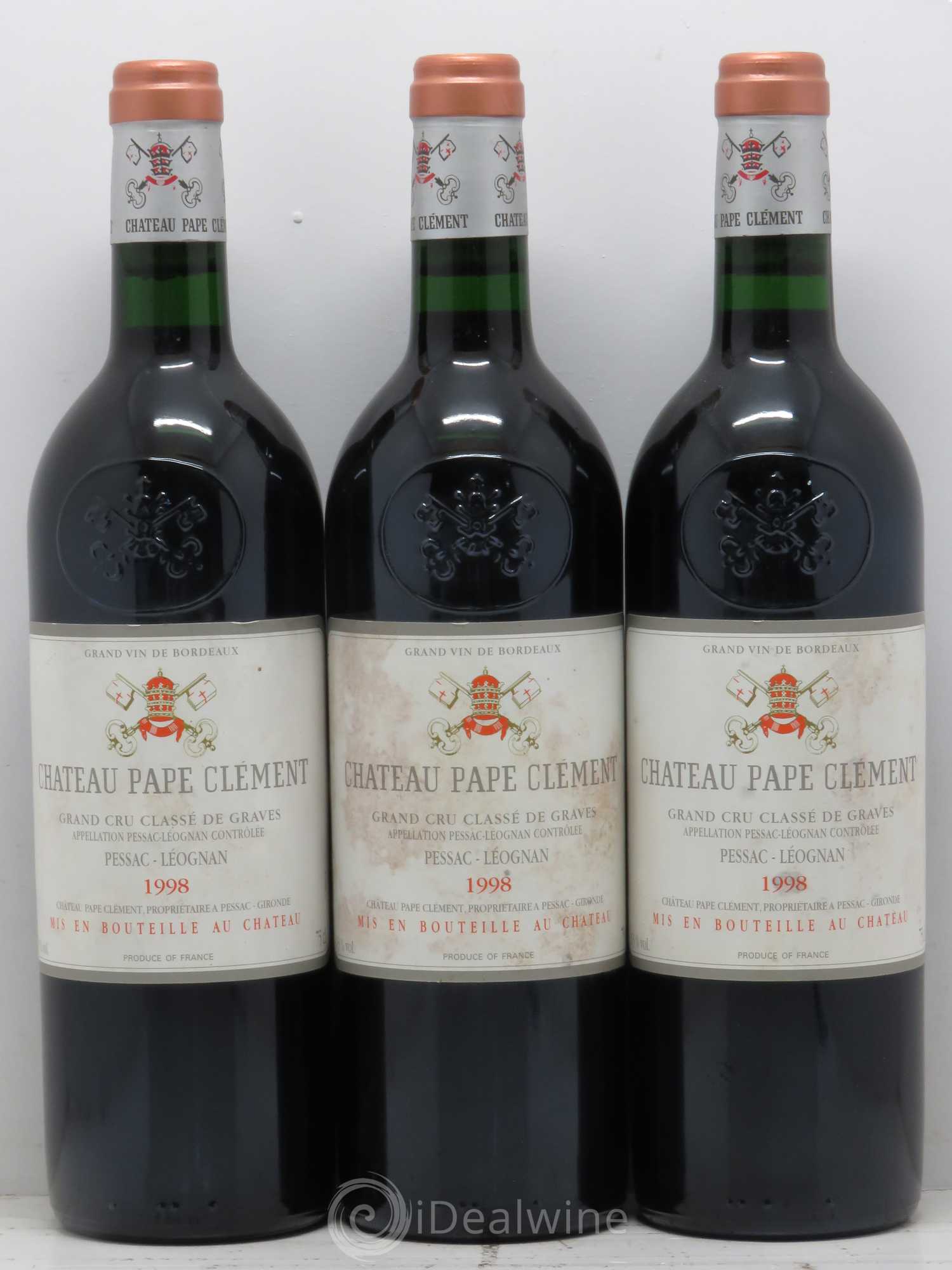 Château Pape Clément Cru Classé de Graves 1998 - Lot de 6 bouteilles - 2
