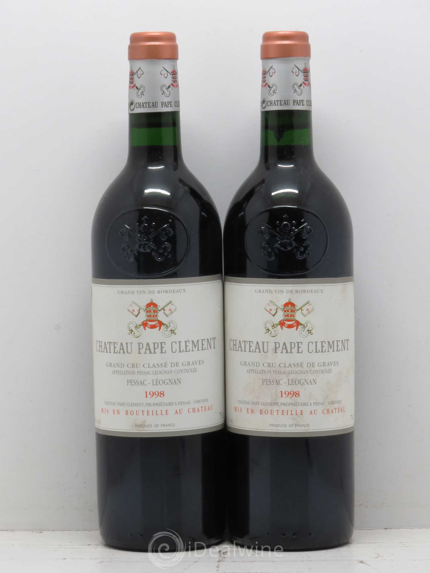 Château Pape Clément Cru Classé de Graves 1998 - Lot de 5 bouteilles - 2