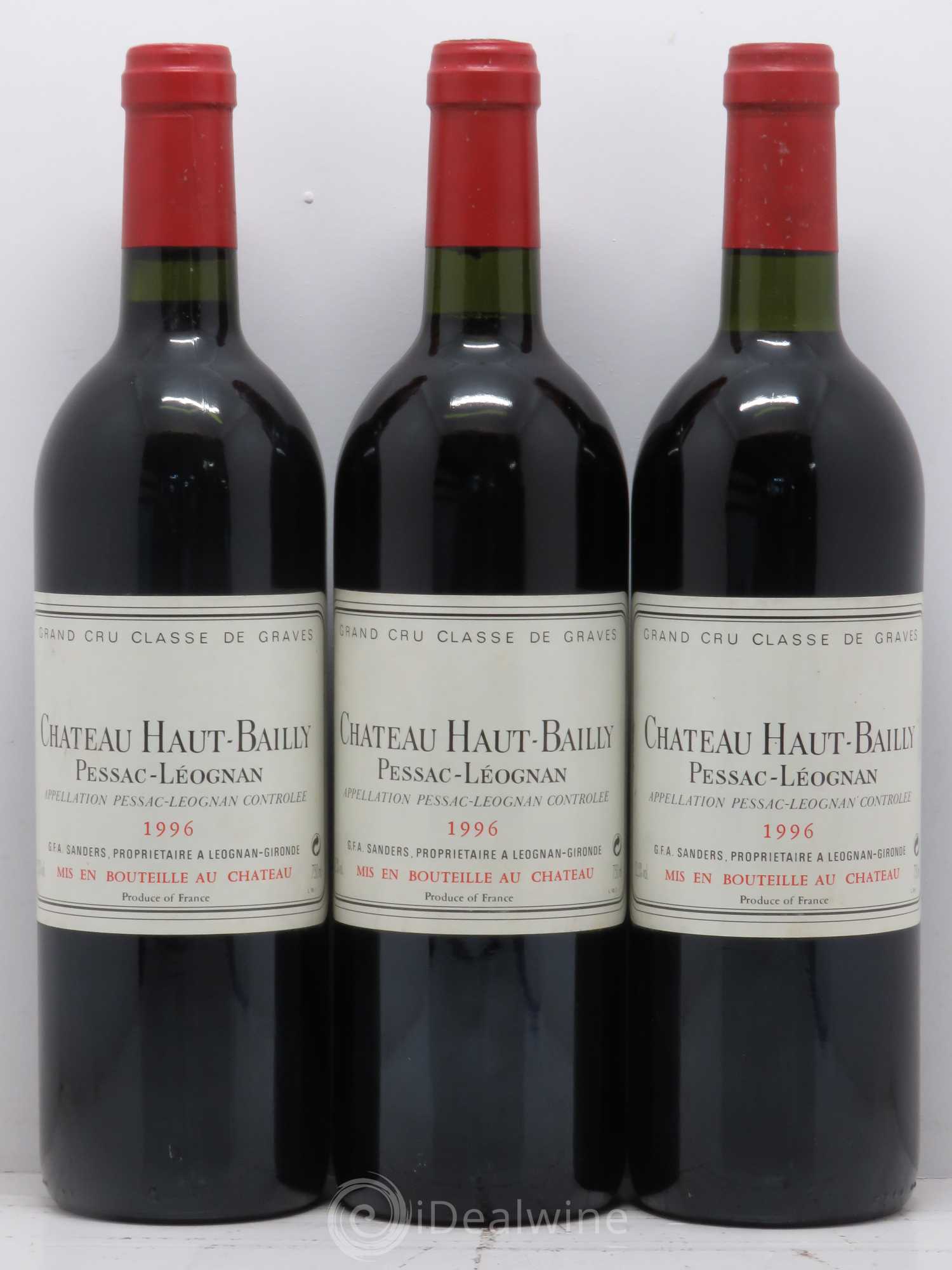 Château Haut-Bailly Cru Classé de Graves 1996 - Lot de 12 bouteilles - 2