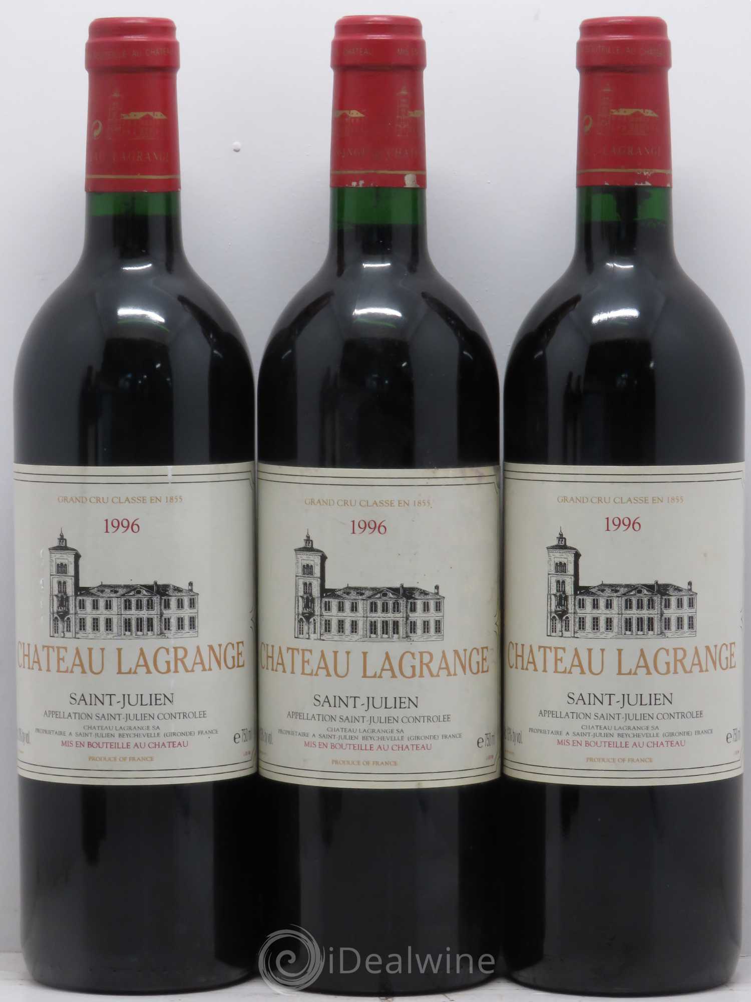 Château Lagrange 3ème Grand Cru Classé 1996 - Lot de 5 bouteilles - 1