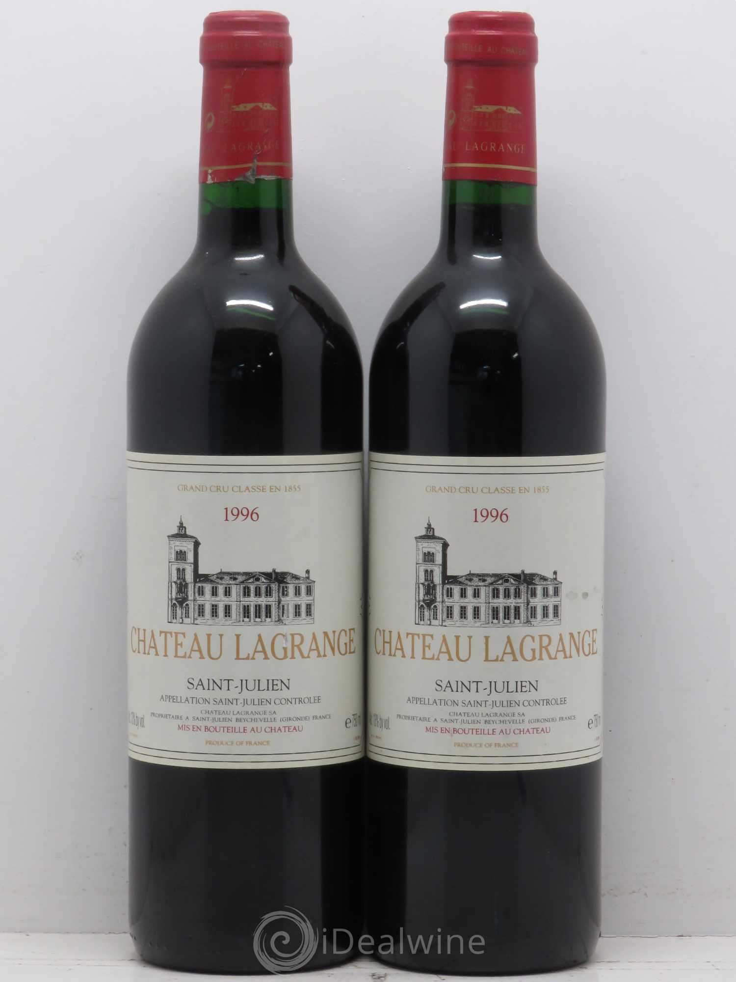 Château Lagrange 3ème Grand Cru Classé 1996 - Lot de 5 bouteilles - 2