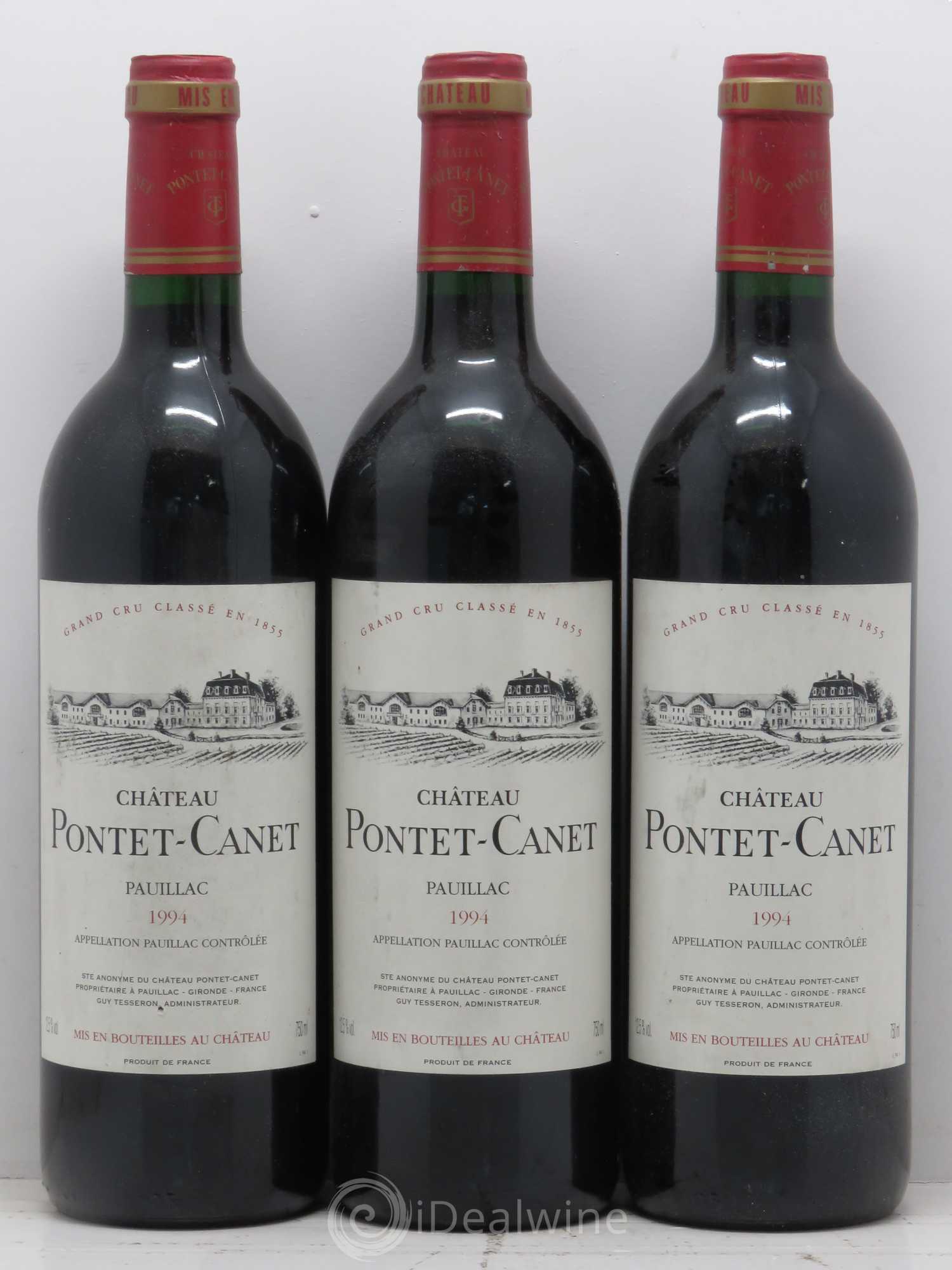 Château Pontet Canet 5ème Grand Cru Classé 1994 - Lot de 6 bouteilles - 2
