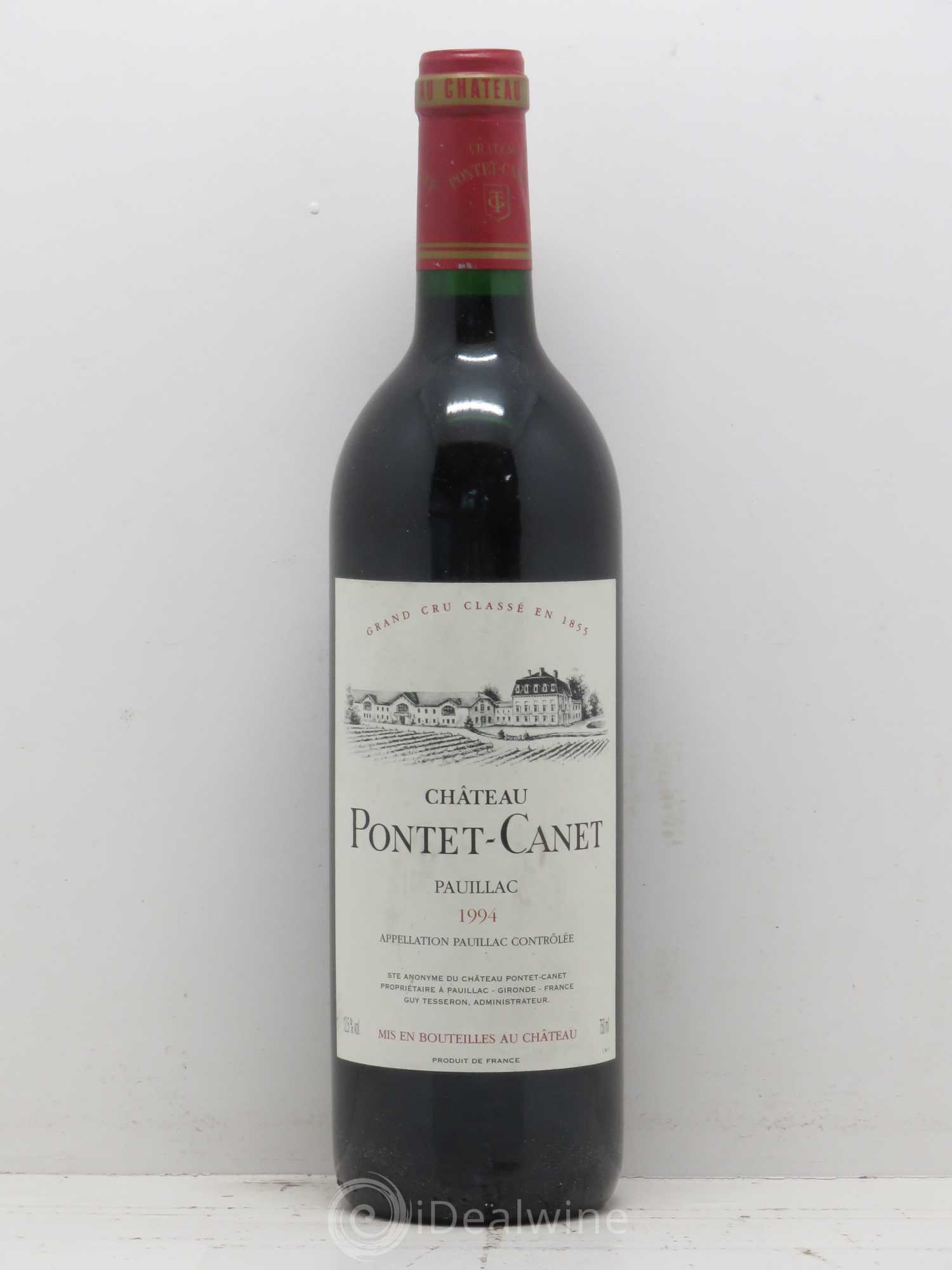 Château Pontet Canet 5ème Grand Cru Classé 1994 - Lot de 1 bouteille - 0