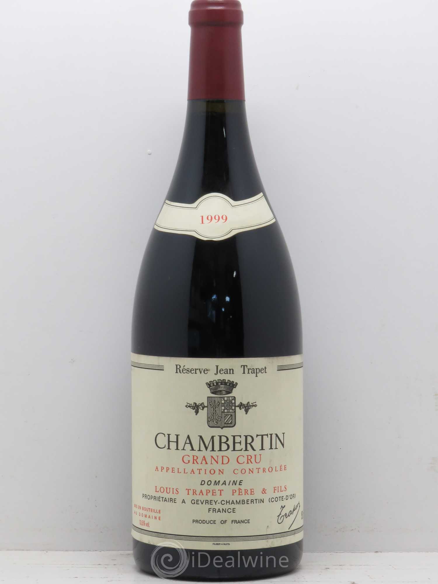 Chambertin Grand Cru Domaine Trapet 1999 - Lot de 1 magnum - 0