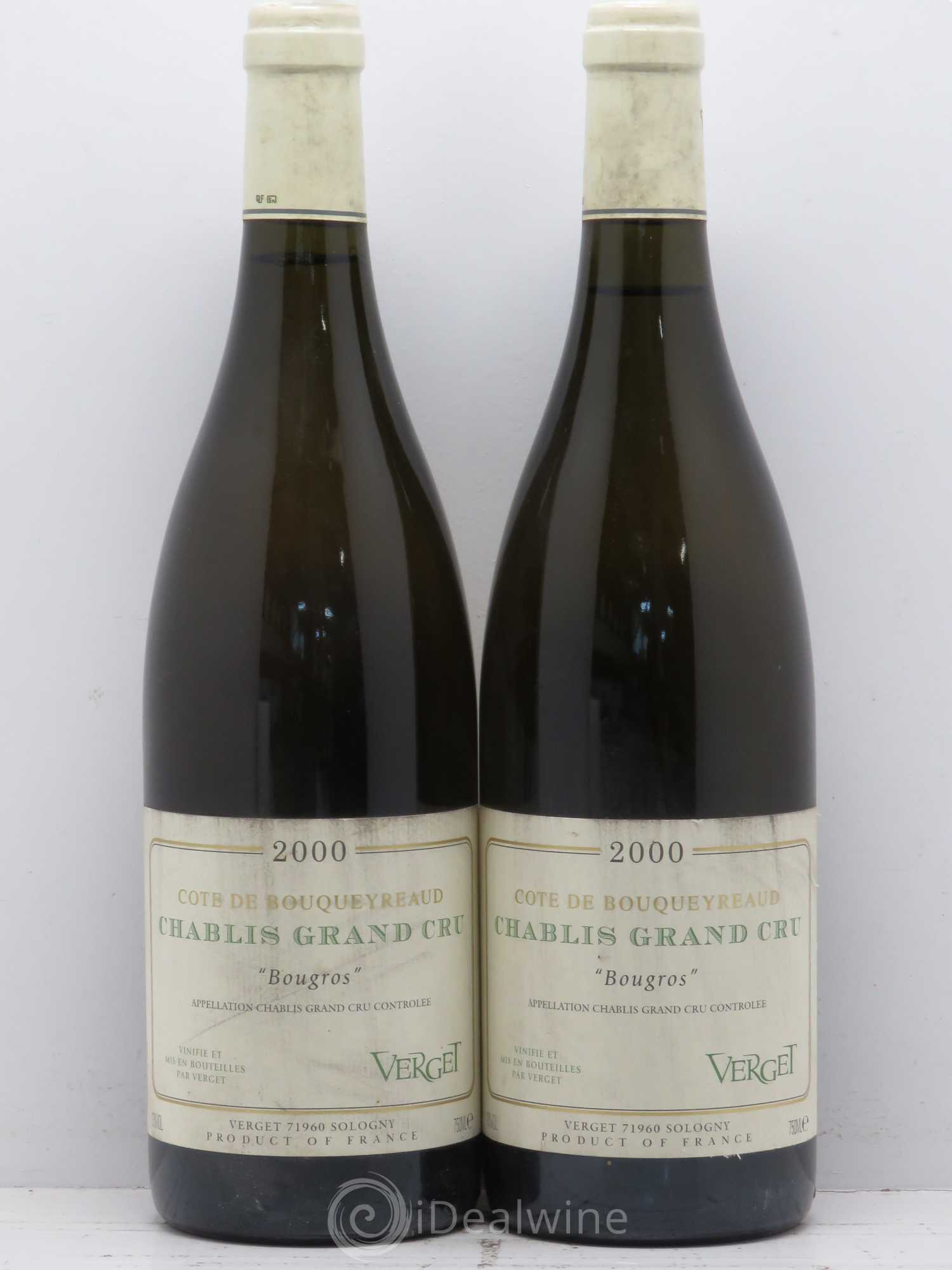 Chablis Grand Cru Verget 2000 - Posten von 2 Flaschen - 0
