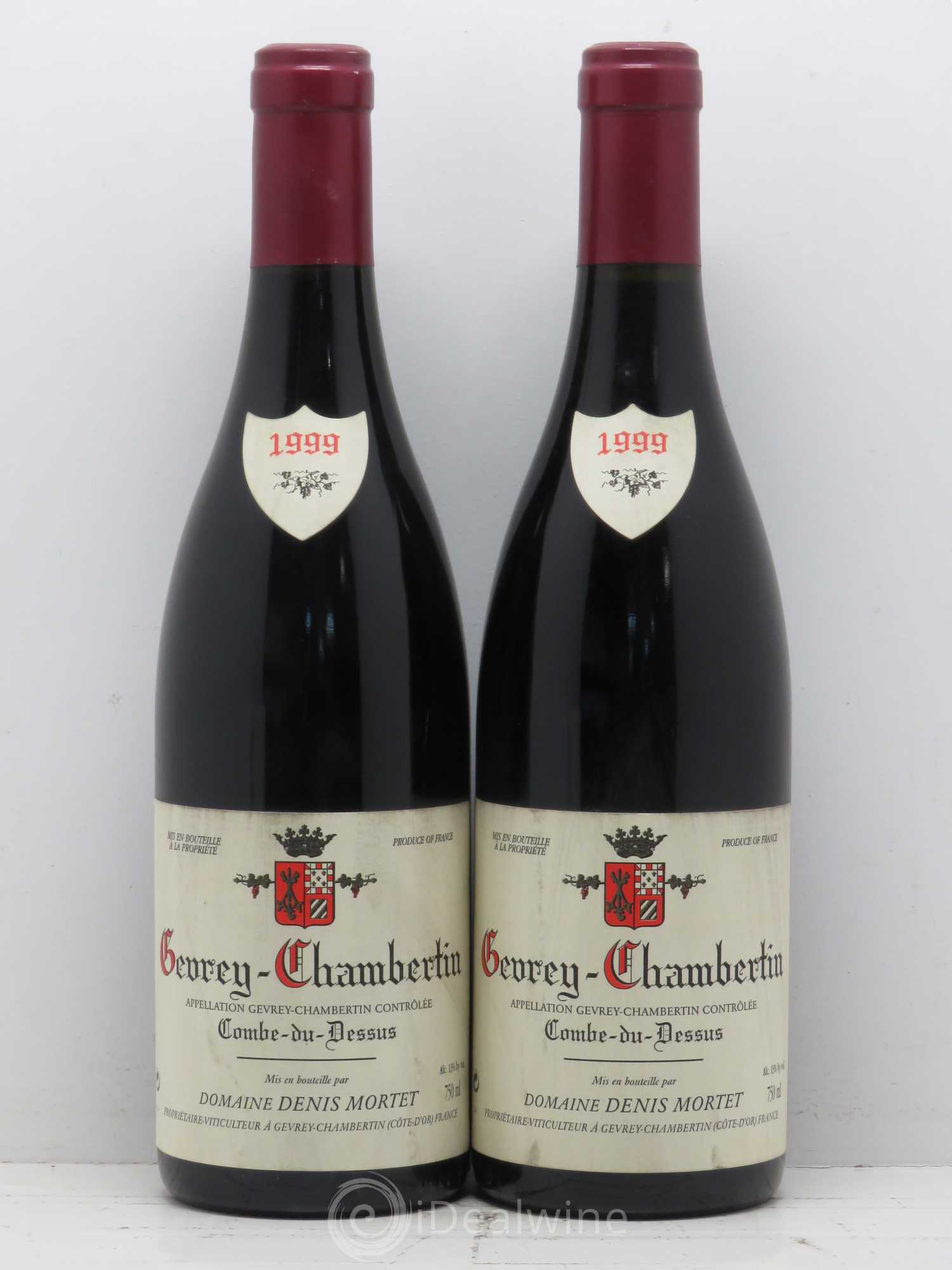 Gevrey-Chambertin Denis Mortet (Domaine) Combe Du Dessus 1999 - Lot de 2 bouteilles - 0