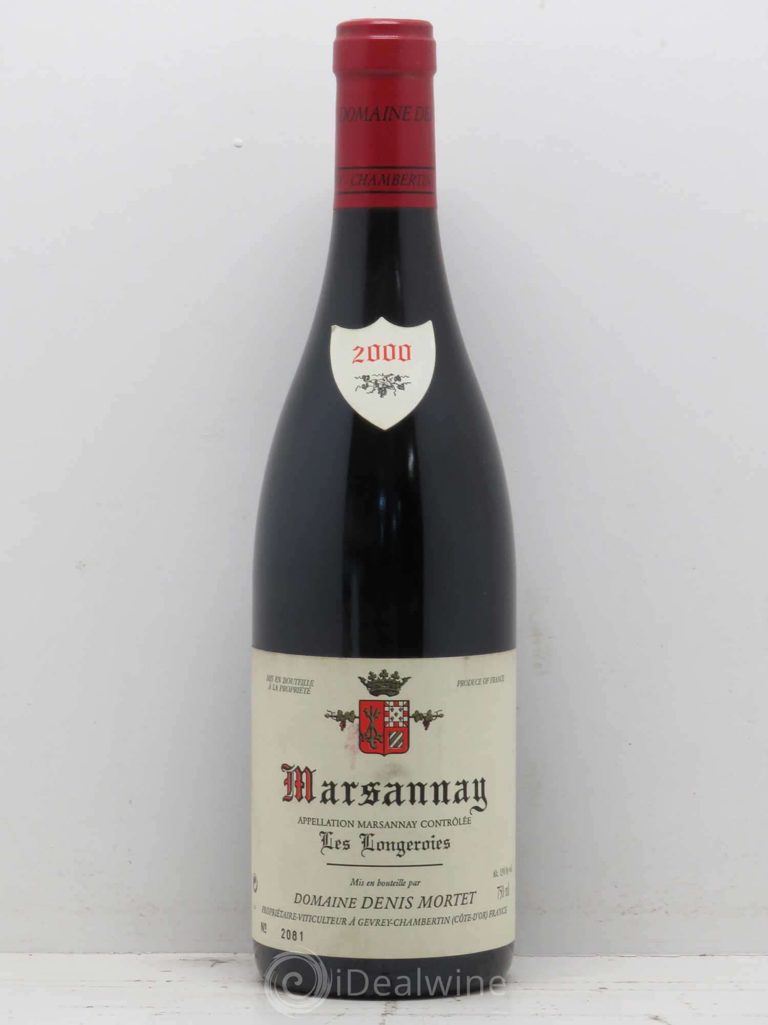 Marsannay Les Longeroies Denis Mortet (Domaine) 2000 - Lot de 1 bouteille - 0