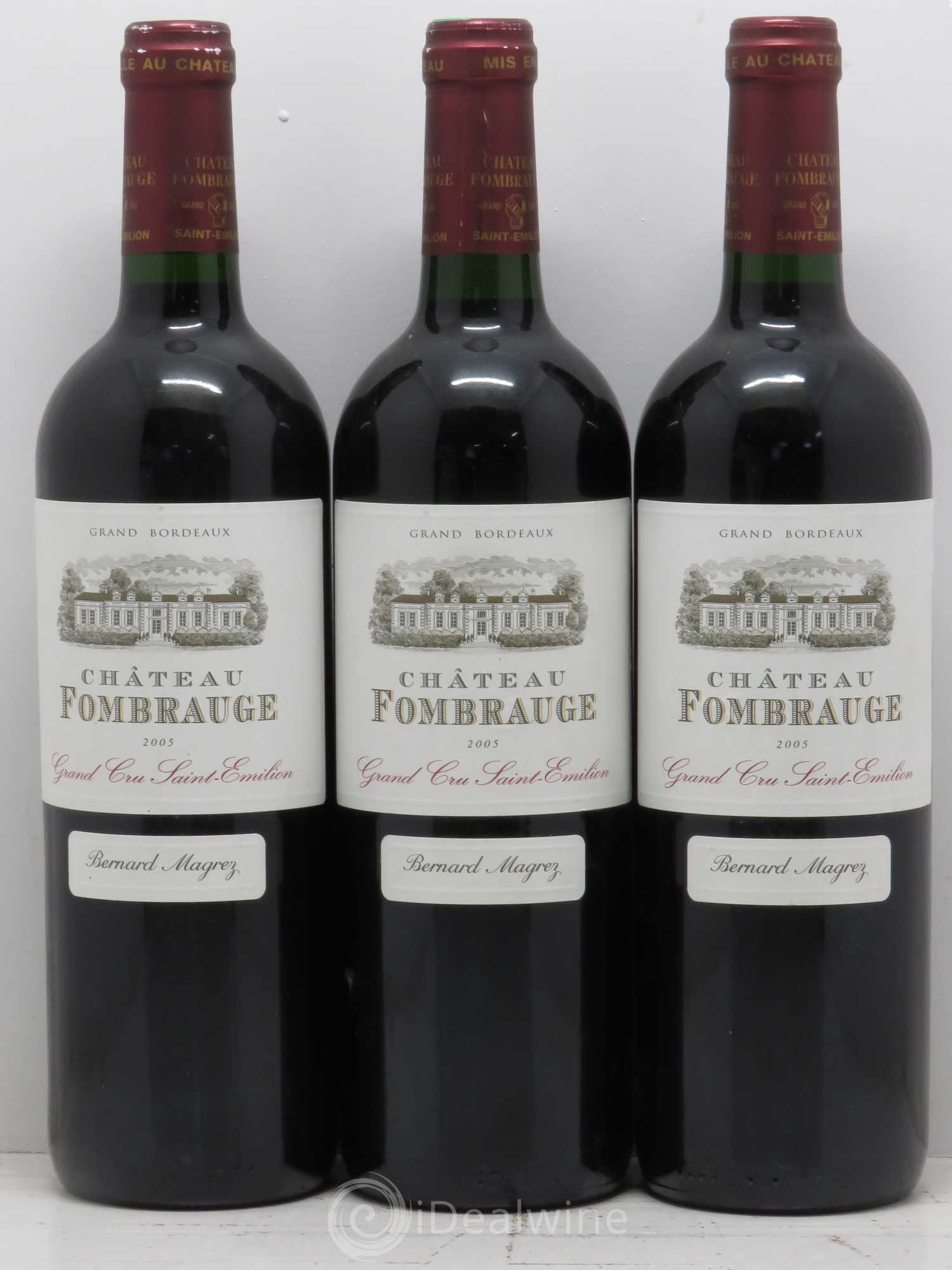 Château Fombrauge Grand Cru Classé 2005 - Lot de 3 bouteilles - 0