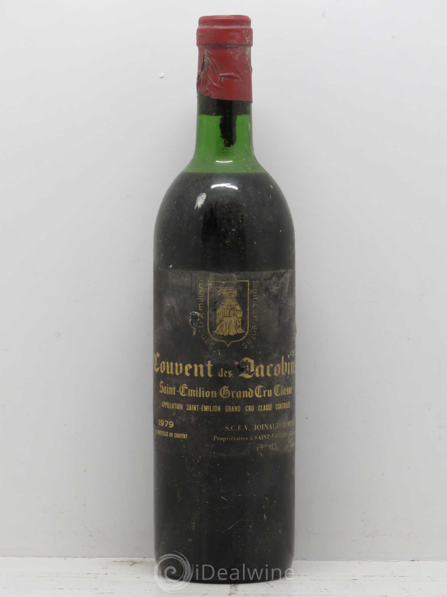 Château Couvent des Jacobins Grand Cru Classé 1979 - Lot de 1 bouteille - 0