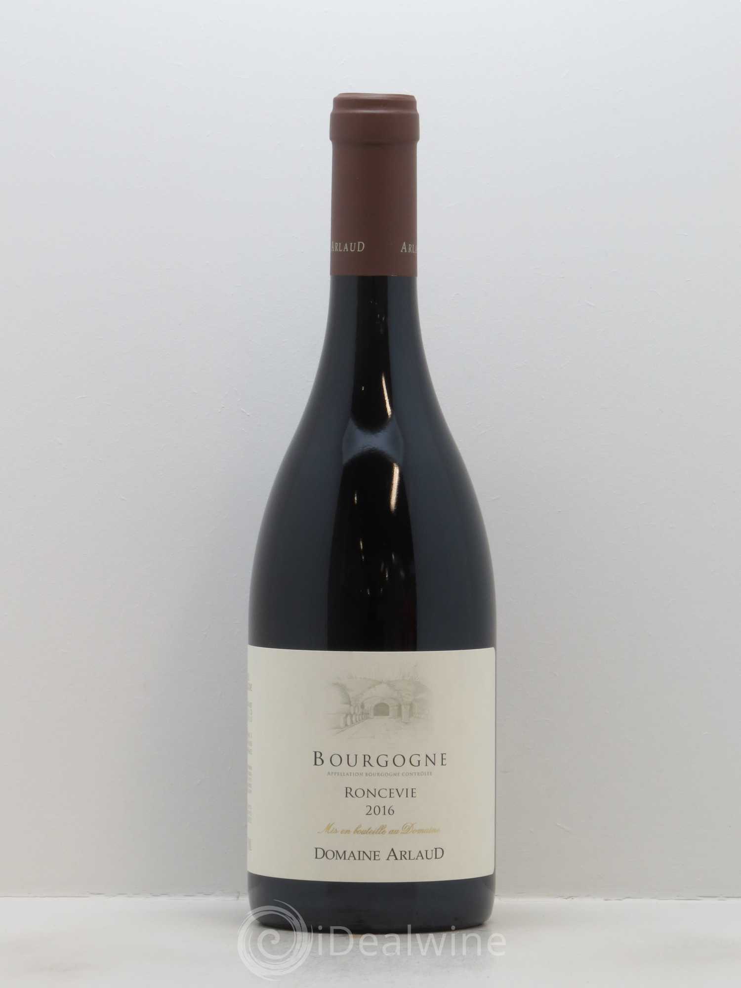 Bourgogne Roncevie Arlaud 2016 - Lot de 1 bouteille - 0
