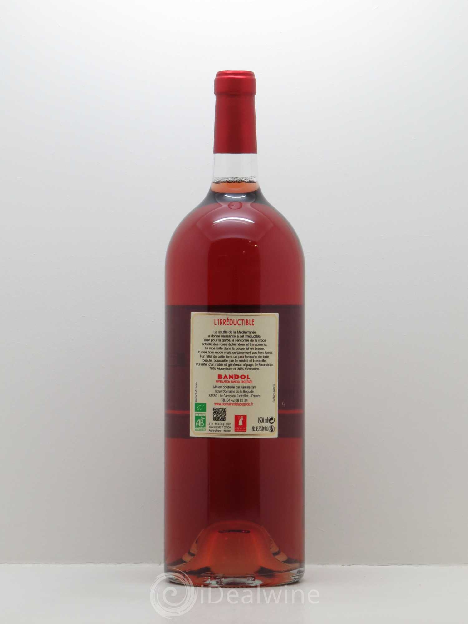 Bandol La Bégude L'Irréductible 2015 - Lot de 1 magnum - 1