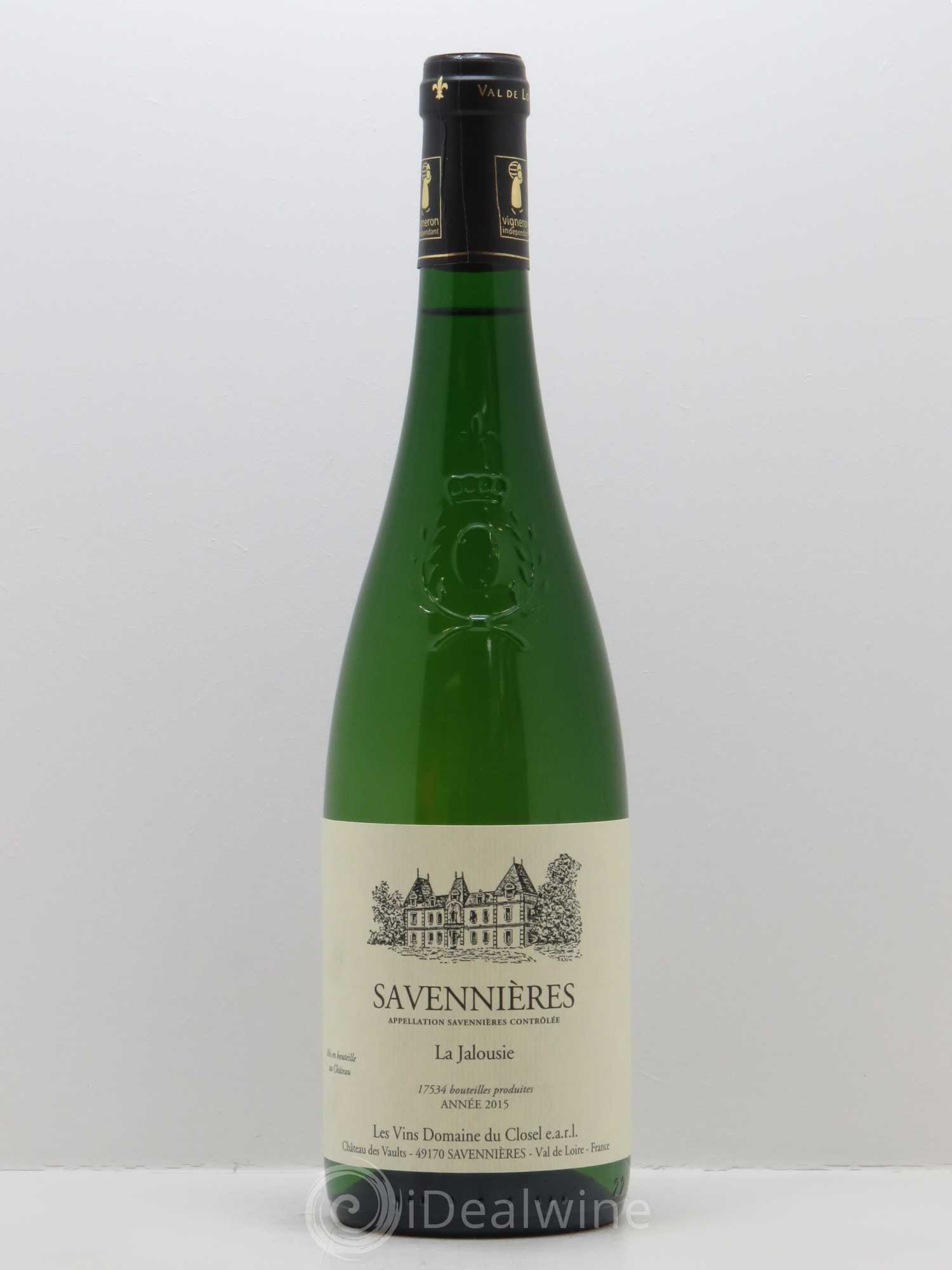 Savennières La Jalousie Domaine du Closel 2015 - Lot de 1 bouteille - 0