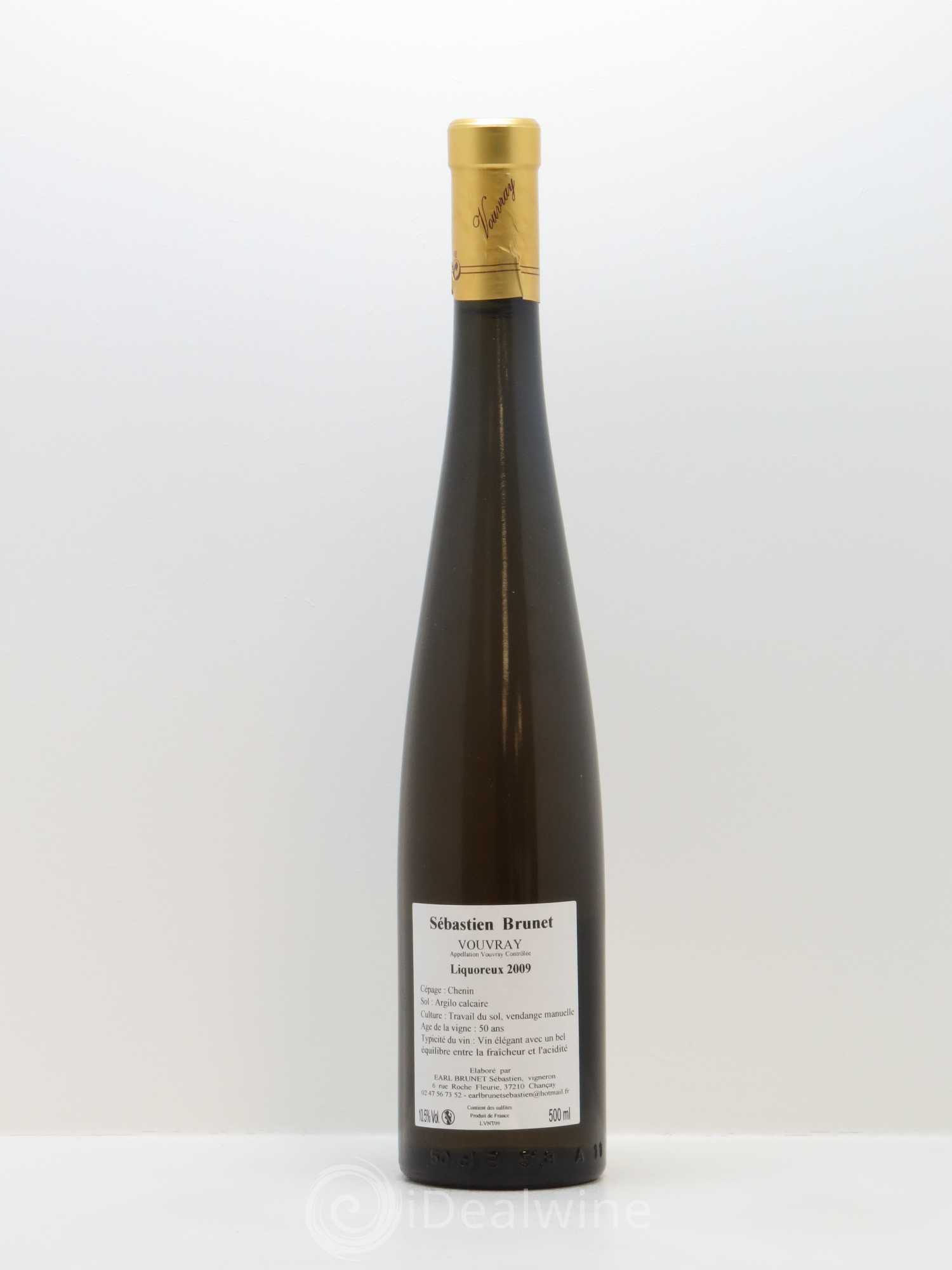 Vouvray La Folie Sébastien Brunet (50cl) 2009 - Lotto di 1 bottiglia - 1
