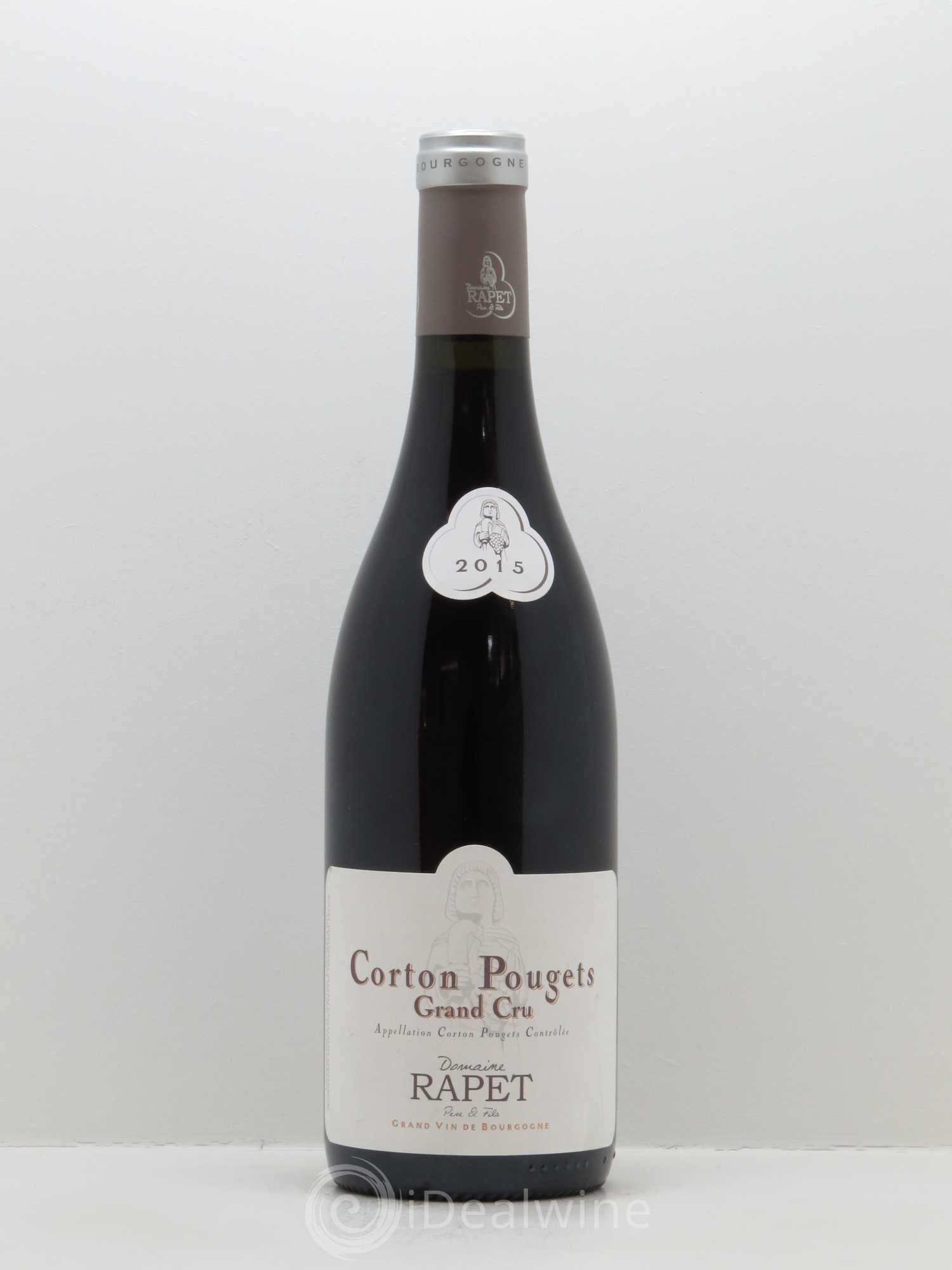 Corton Grand Cru Pougets Rapet Père & Fils 2015 - Lot de 1 bouteille - 0