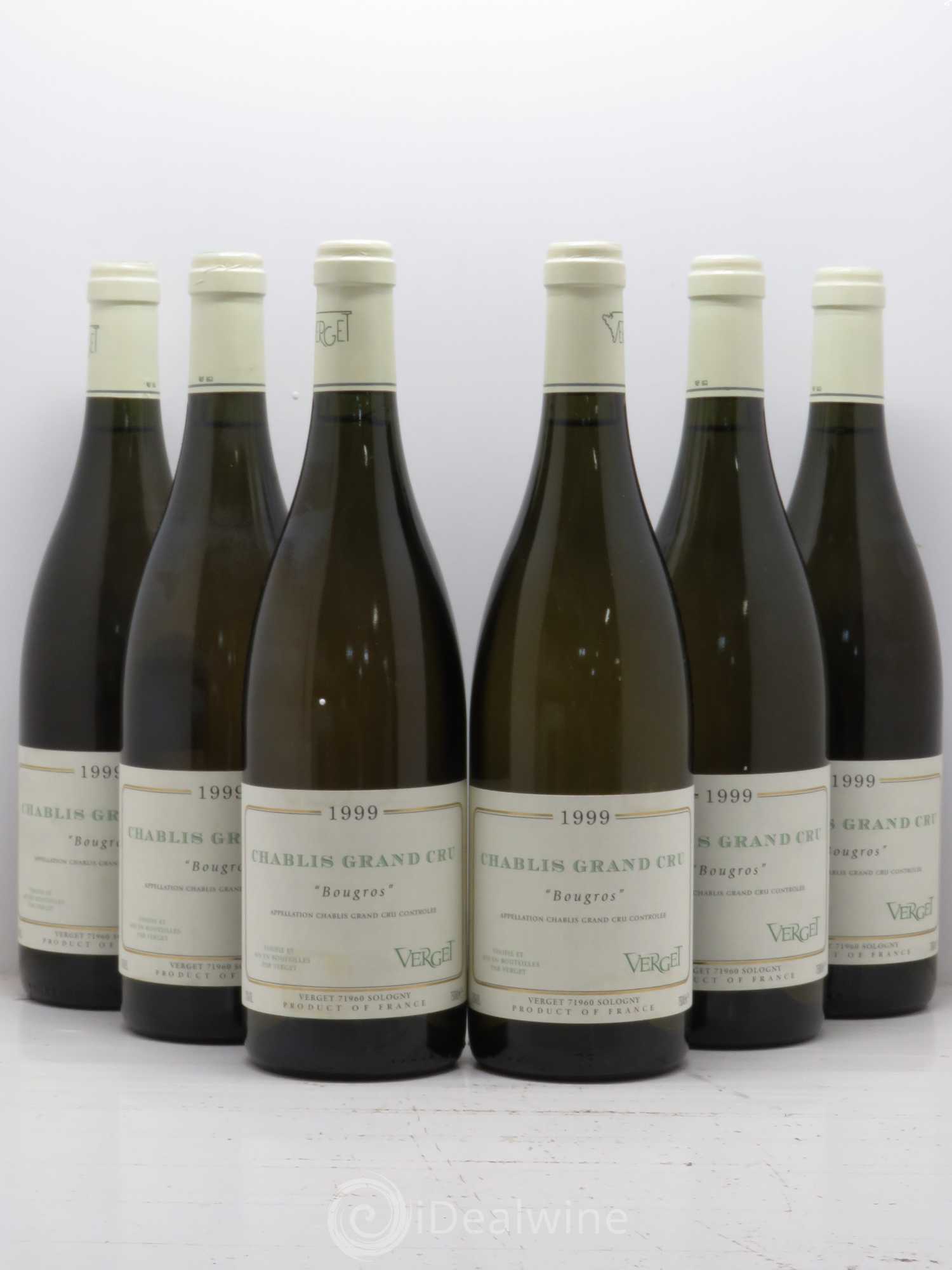Chablis Grand Cru Bougros Verget 1999 - Posten von 6 Flaschen - 0
