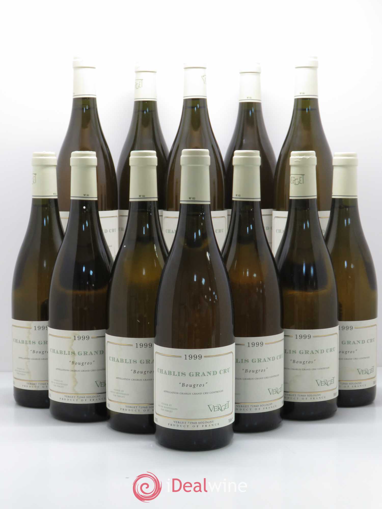 Chablis Grand Cru Bougros Domaine Verget 1999 - Posten von 12 Flaschen - 0